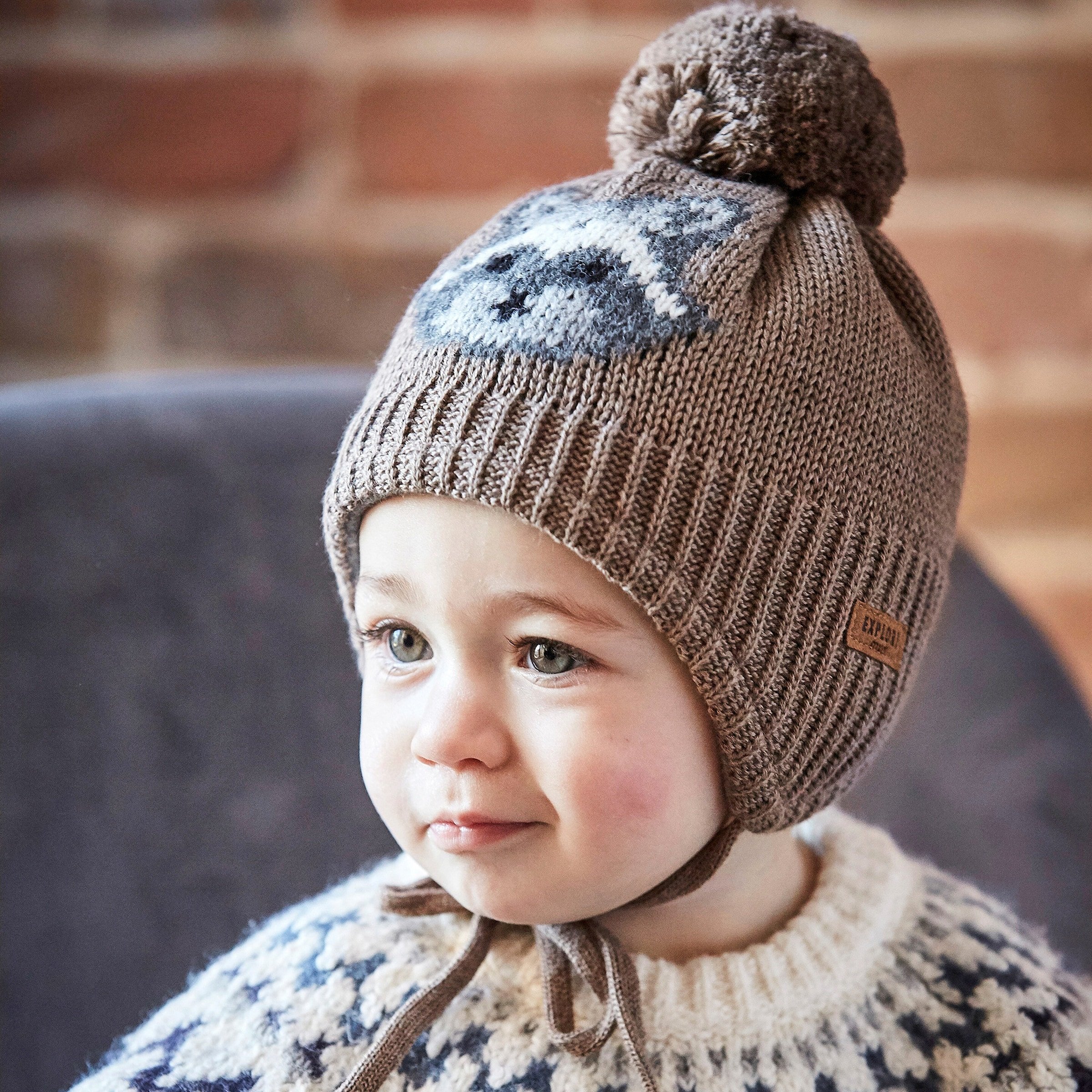 Maximo Winter-Strickmütze Waschbär