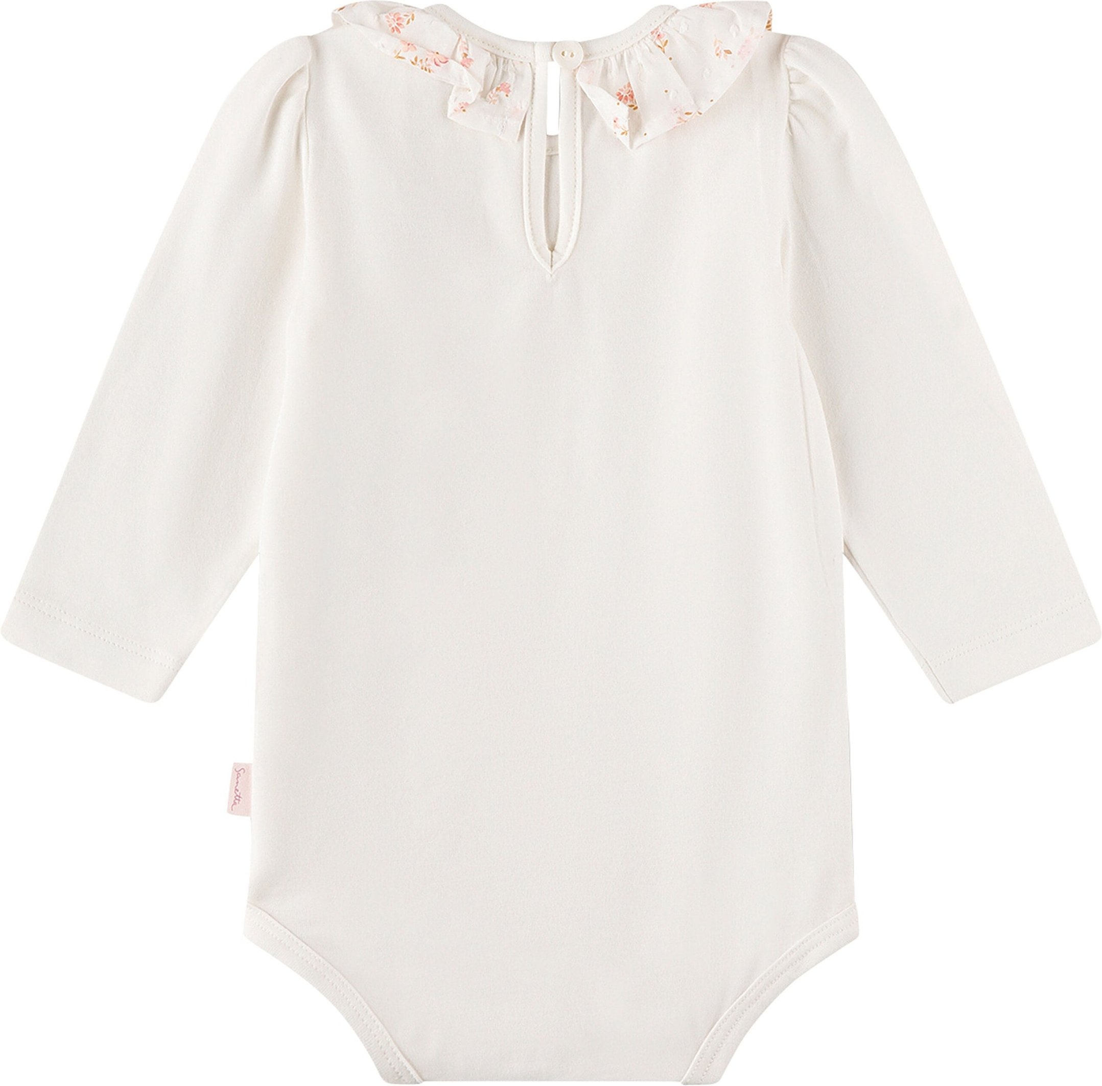 Sanetta Fiftyseven Body langarm Rüschenkragen