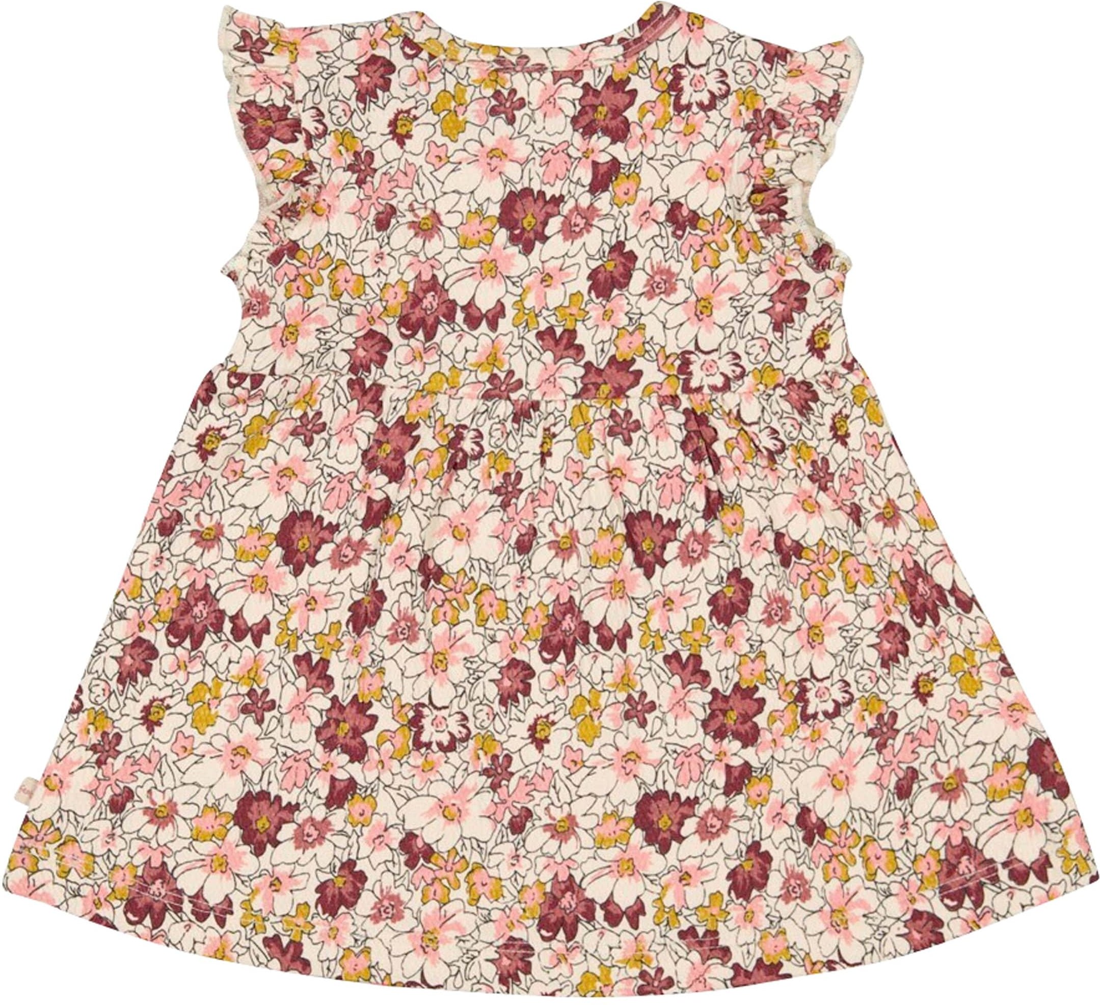 Feetje Krepp-Kleid Flügelarm Blumen