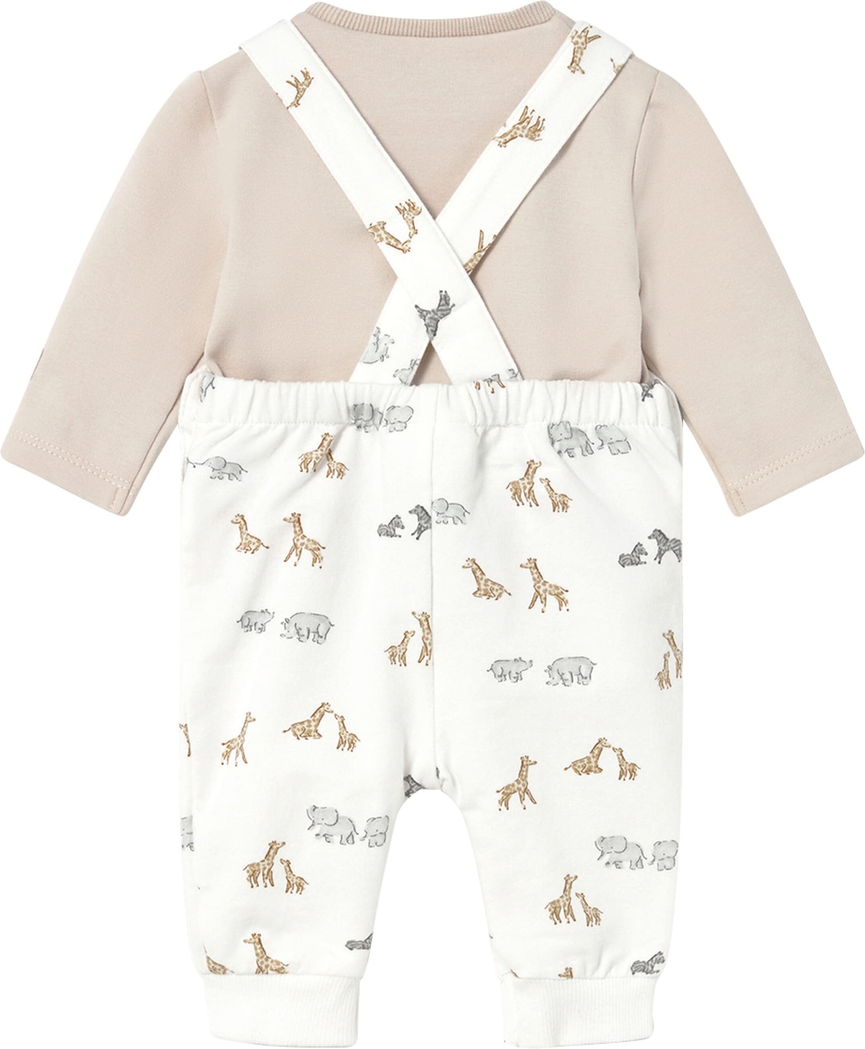 Mayoral 2-tlg. Set Shirt langarm und Latzhose Safari