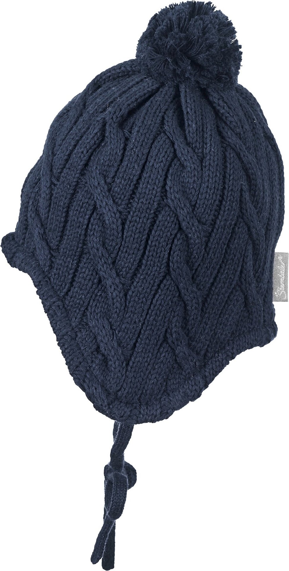 Sterntaler Wintermütze Strick Bommel