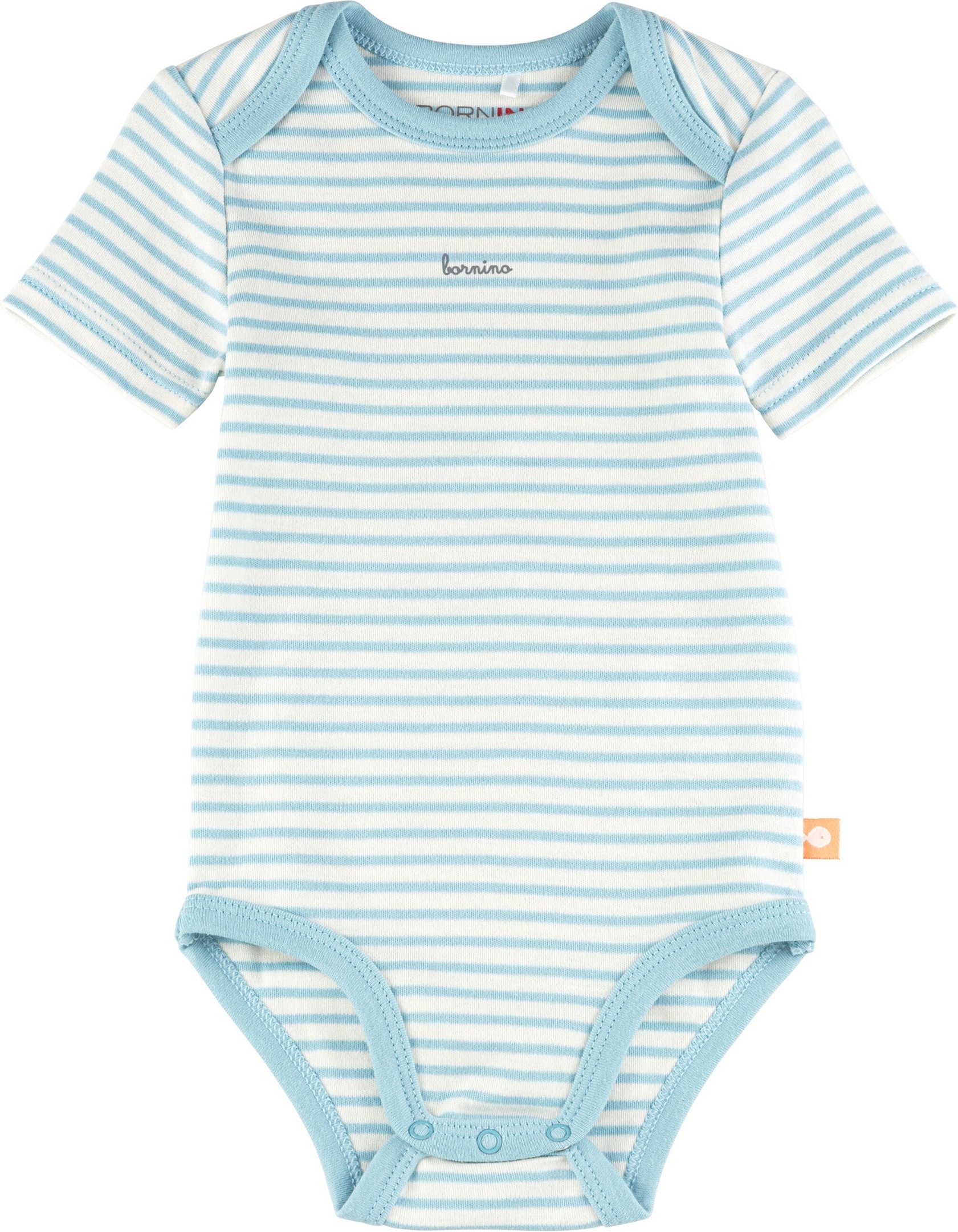 Bornino Summer Beach 3er-Pack Bodys kurzarm Strand Ringel
