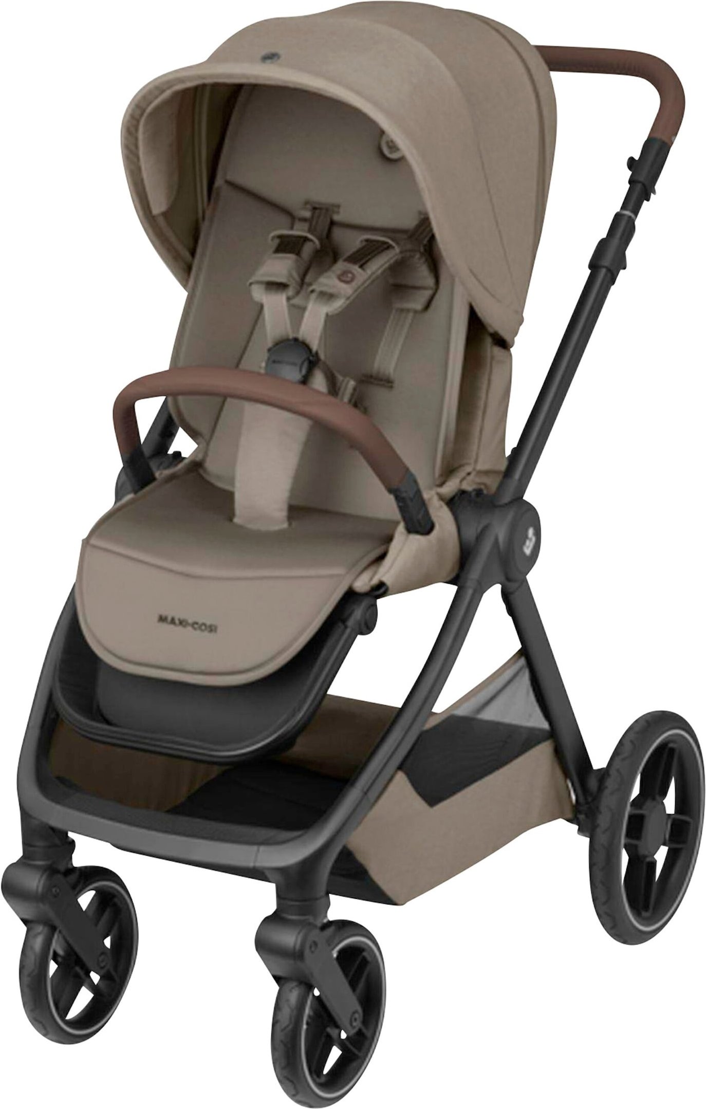 Maxi-Cosi Kombikinderwagen Oxford+ Travel-Set inkl. Pebble 360 Pro 2, Familyfix 360 Pro und Zubehör-Set beige