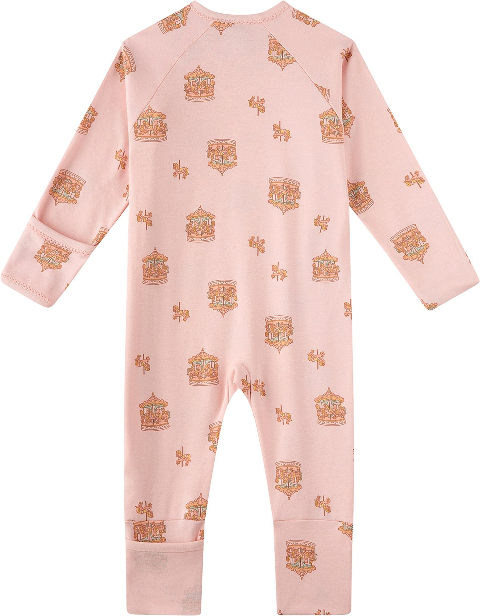 Sanetta Schlafoverall mit Klappfuß Karussell