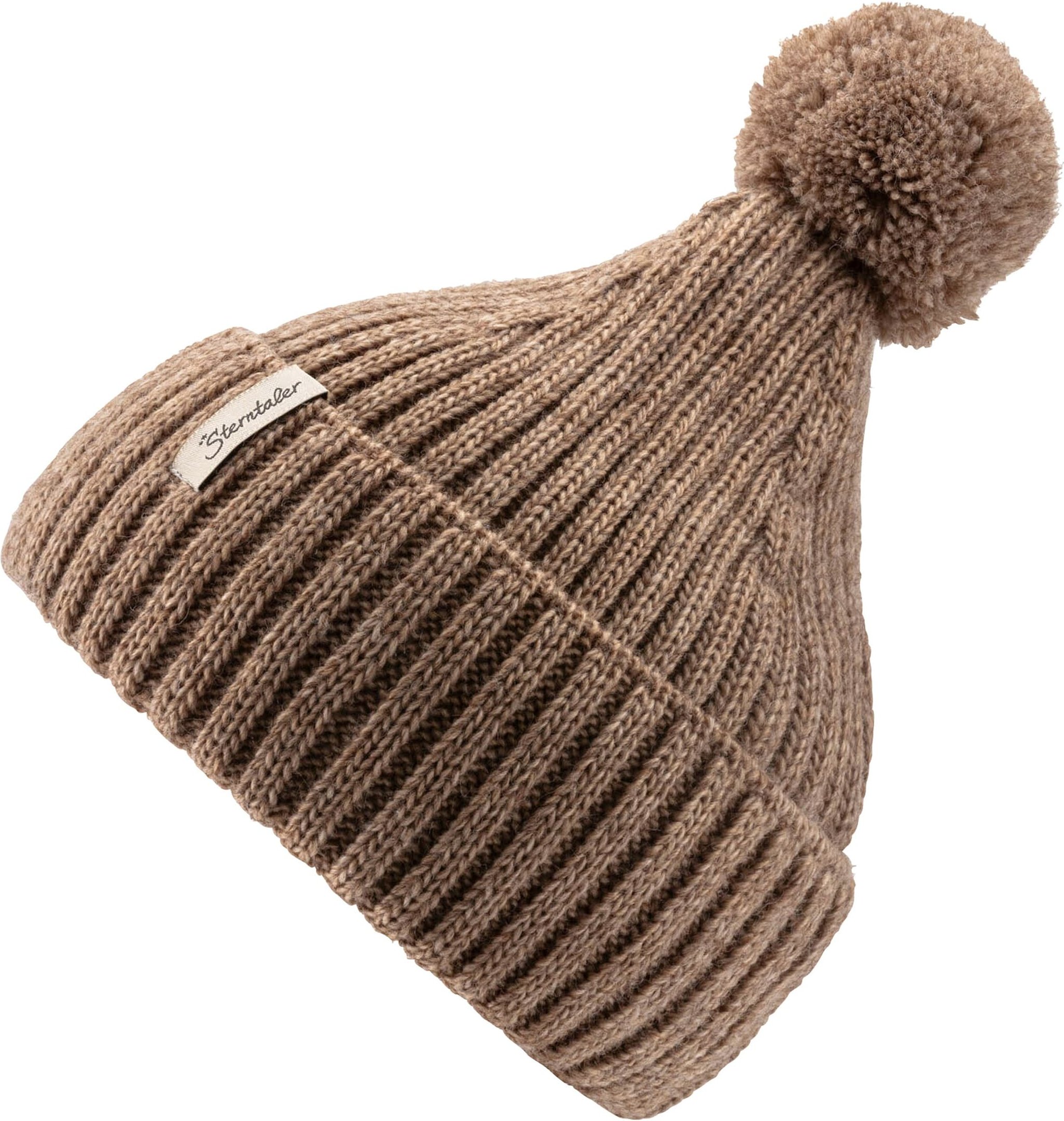 Sterntaler Winter-Strickmütze Bommel