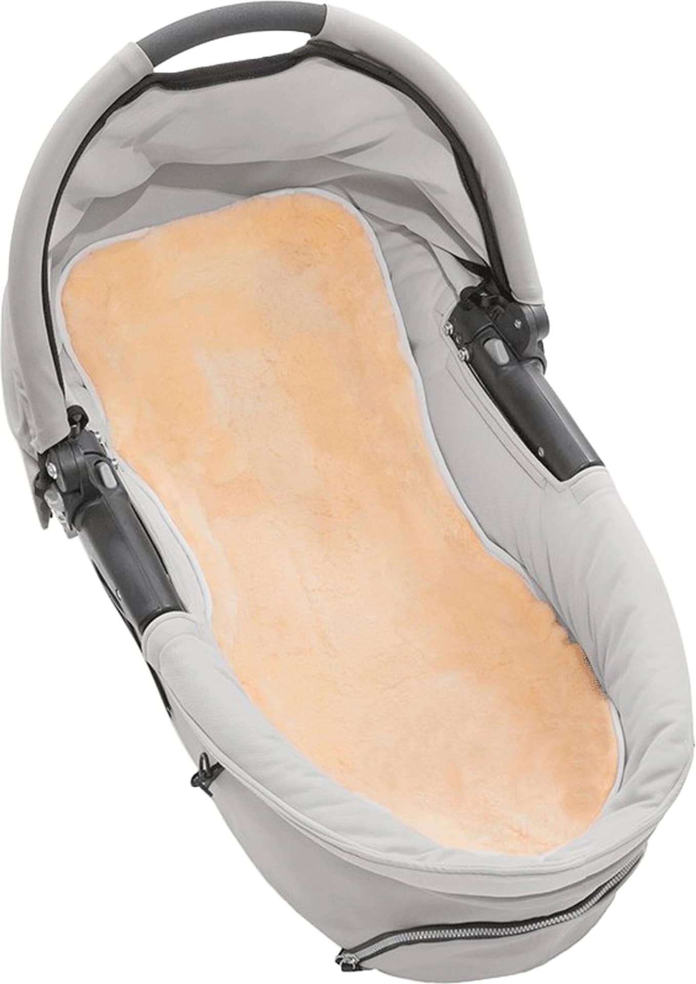 Werner Christ Baby Lammfelleinlage trend natur Patchwork natur