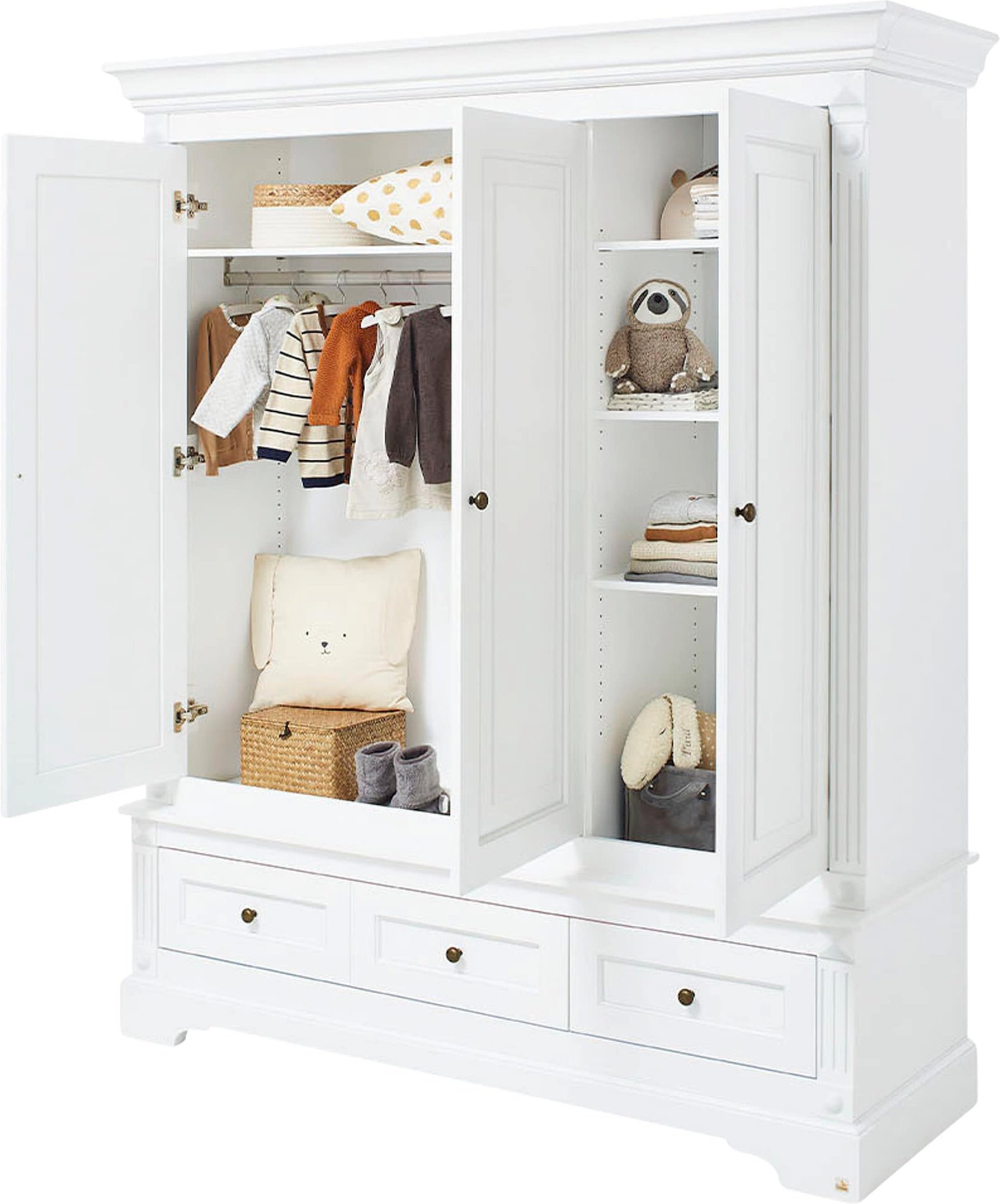 Pinolino Kleiderschrank Emilia groß 3-türig