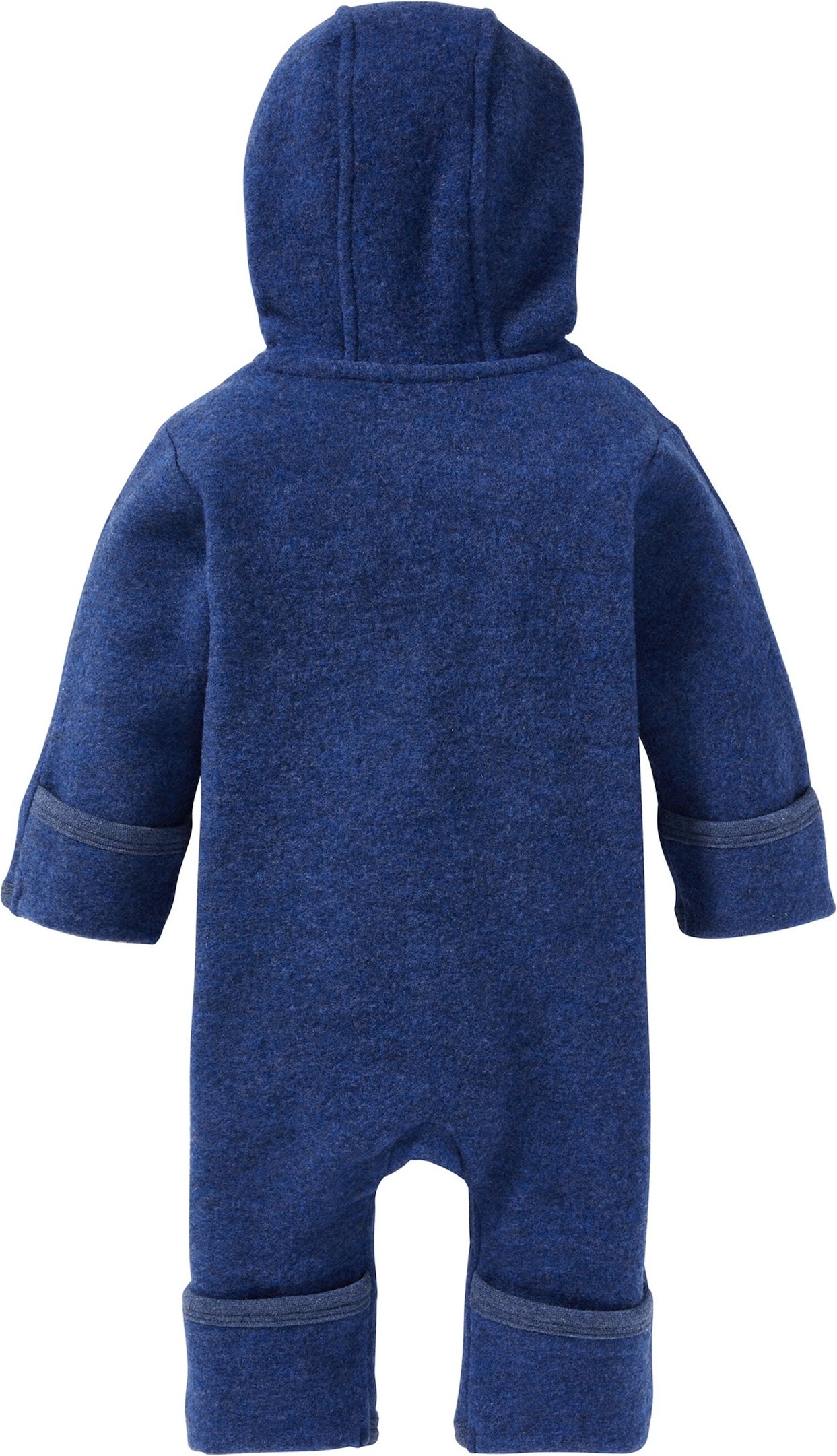 Bornino Wollfleece-Overall mit Klappbündchen aus Merinowolle