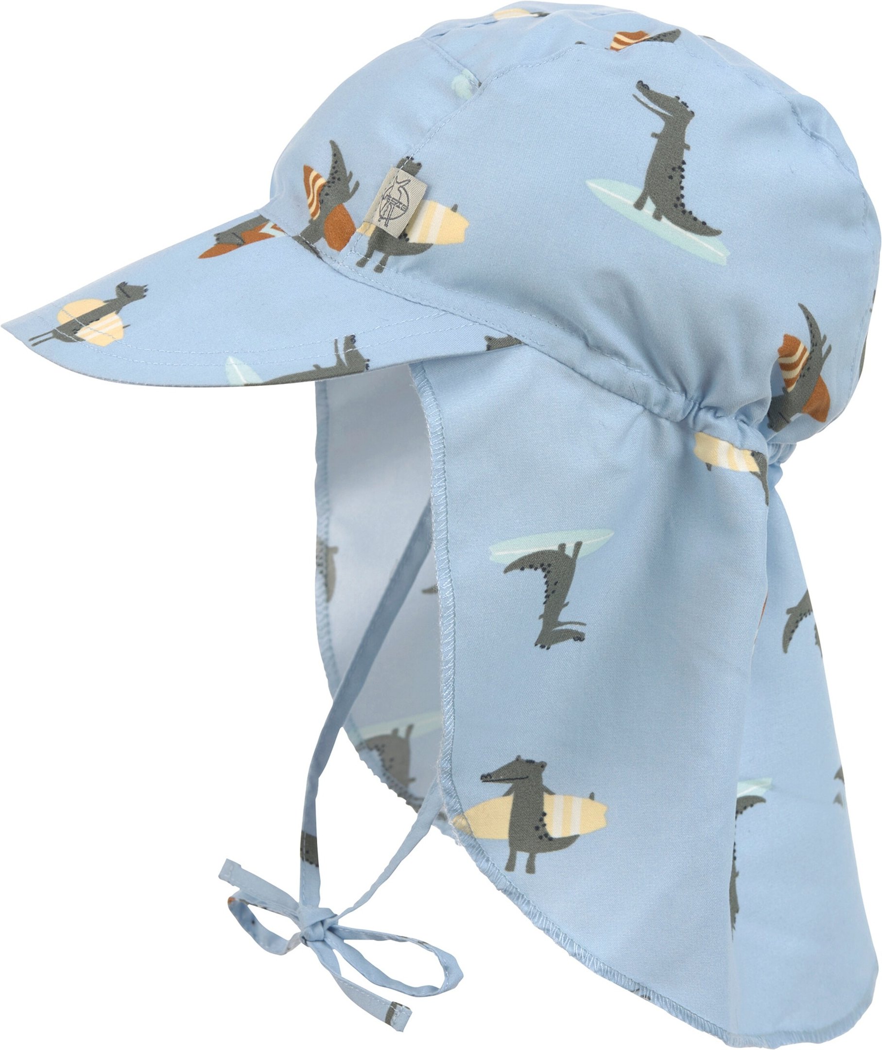 Lässig Schirmmütze mit Nacken- und UV-Schutz Krokodile
