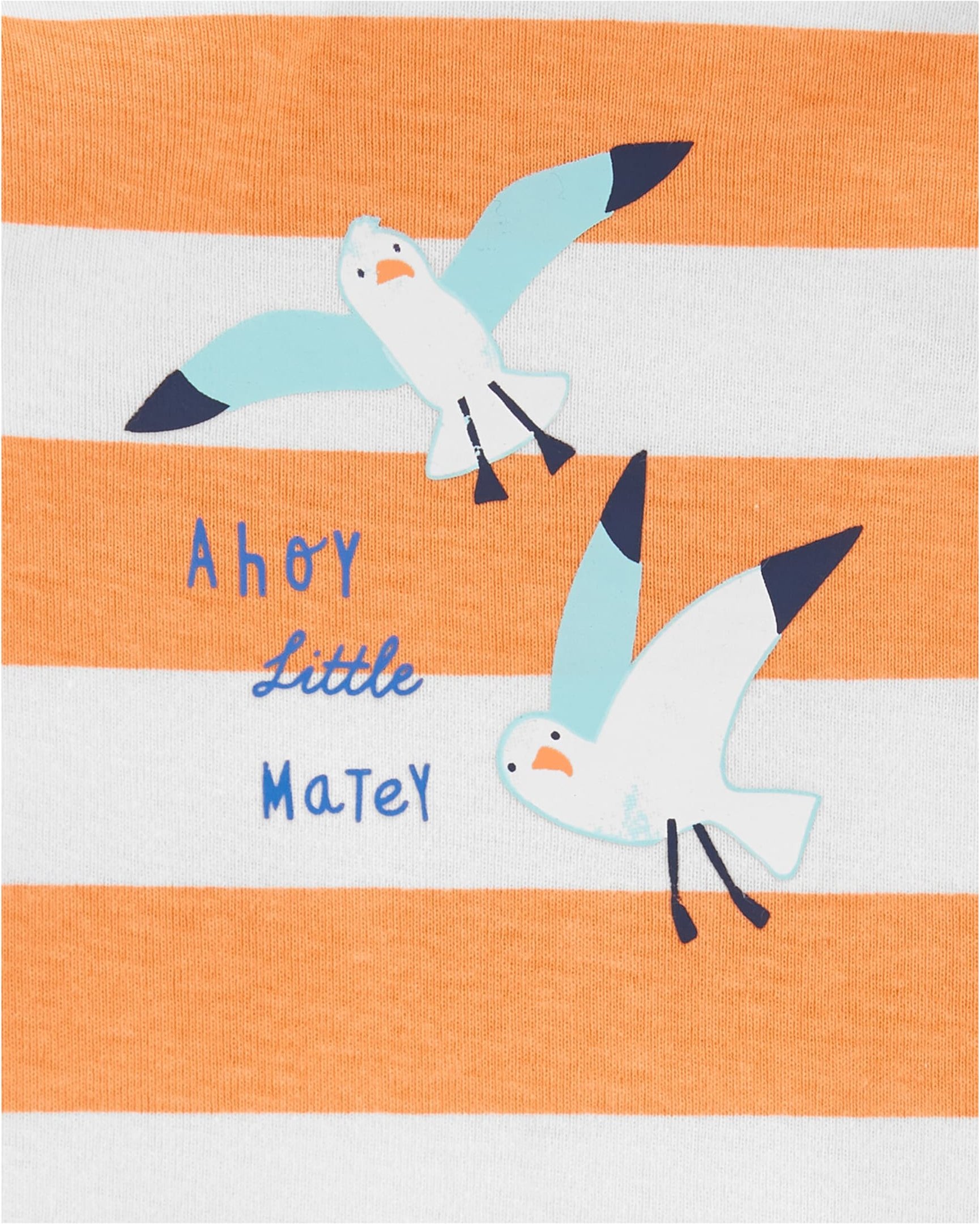 Carter's 3-tlg. Set Body ohne Arm, Body kurzarm und Jogginghose Anker