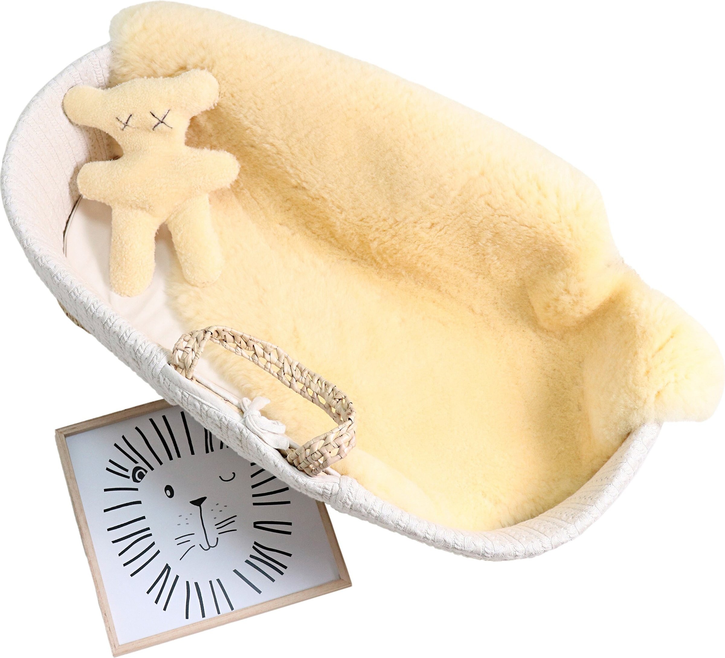 Kaiser Baby Medizinfell ca 80/90 cm natur