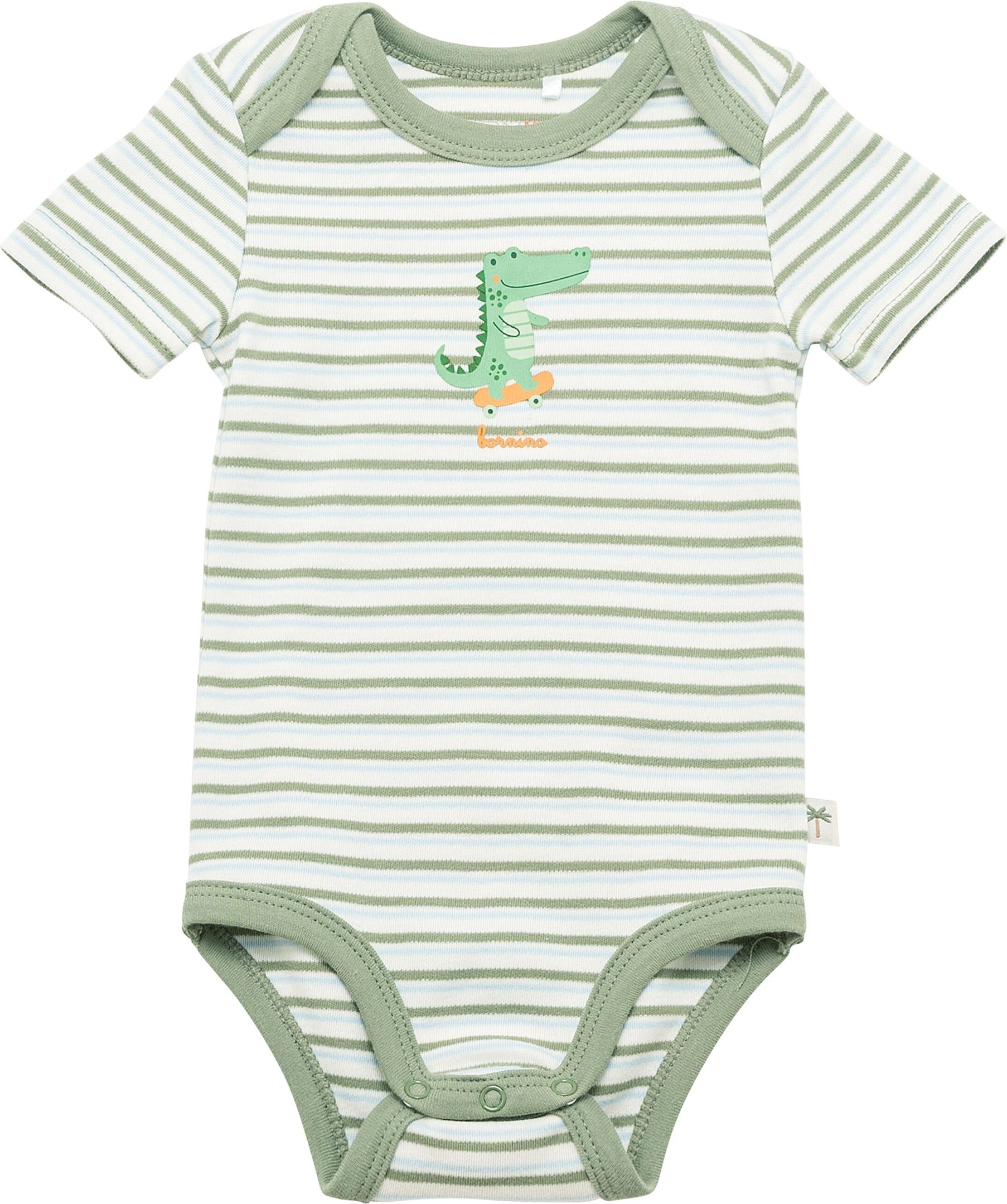 Bornino Sunny Adventure 2er-Pack Bodys kurzarm Krokodil Hai