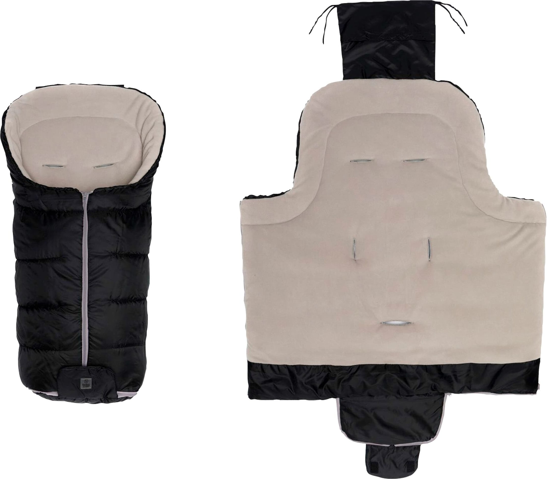 Babycab Winter-Fußsack Myre big für Kinderwagen, Buggy schwarz