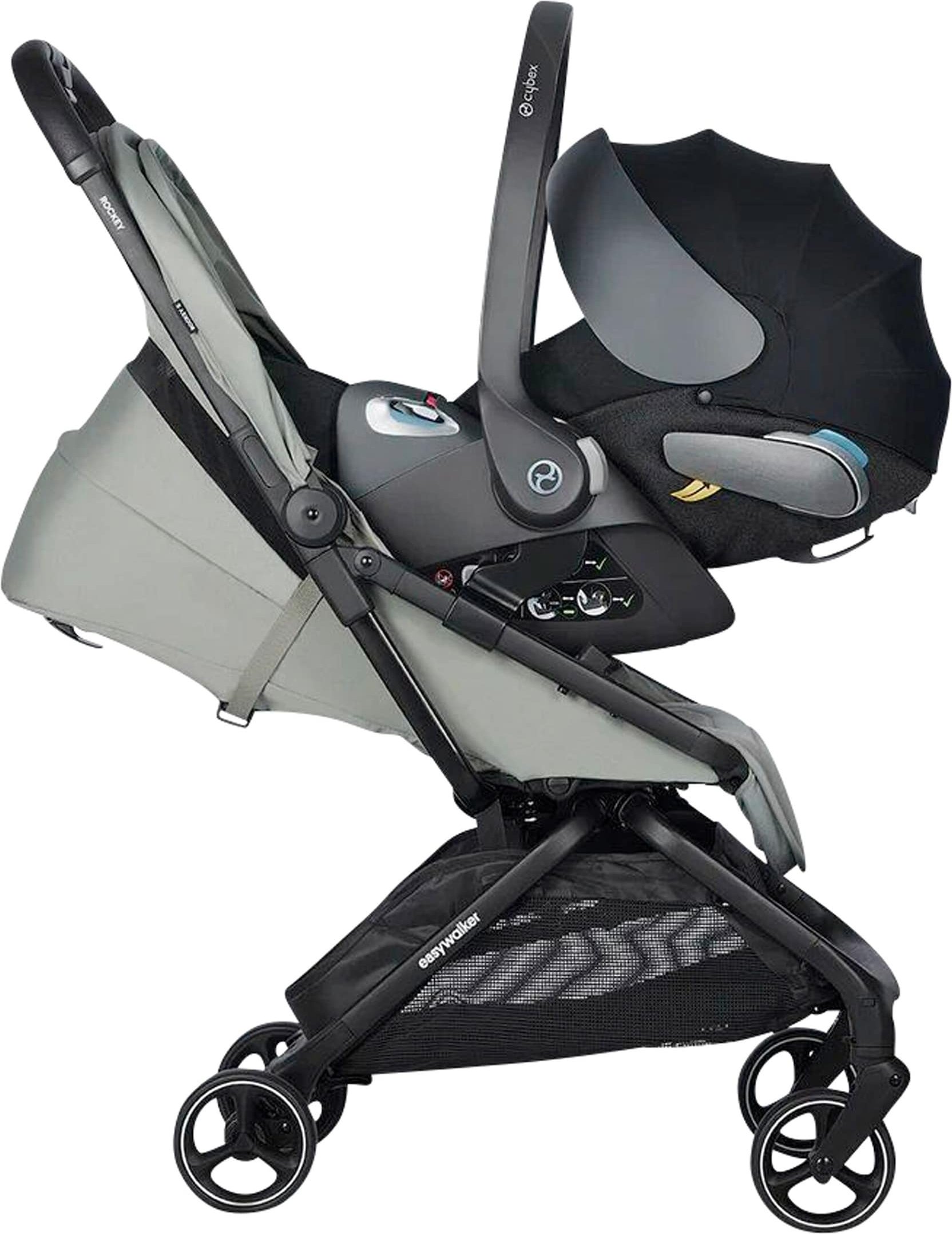 Easywalker Universal Babyschalen-Adapter für Rockey S schwarz