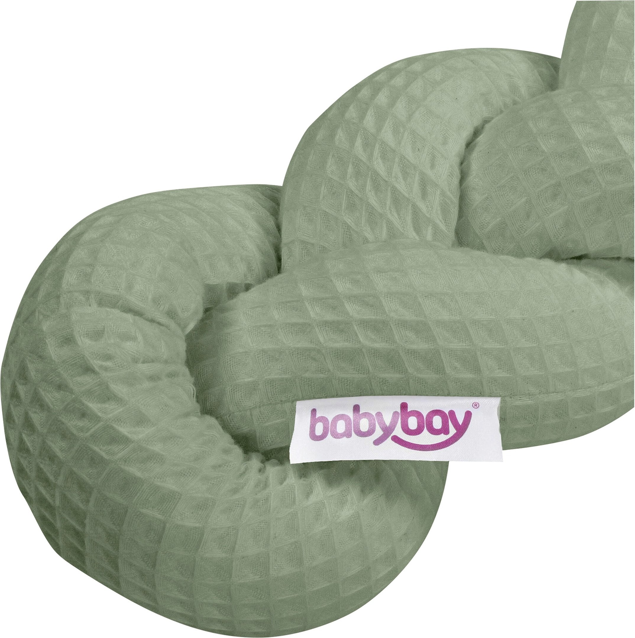 Babybay® Nestchenschlange Waffelpiqué geflochten 200 cm
