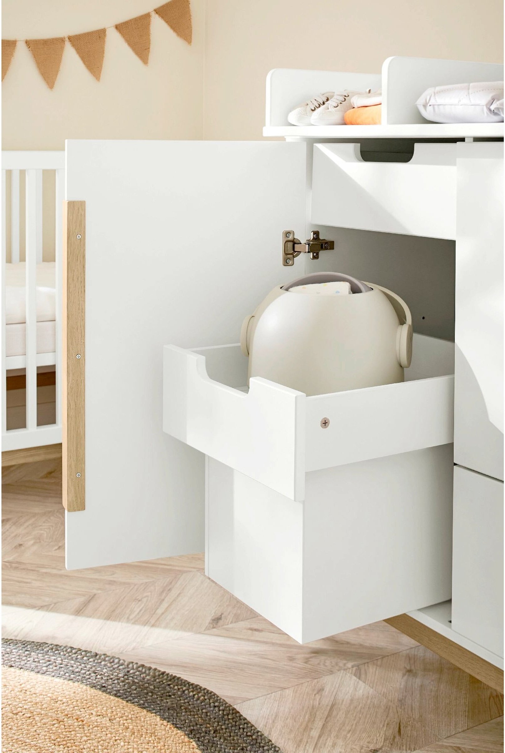 Pinolino Wickelkommode Juna mit Windeleimerauszug