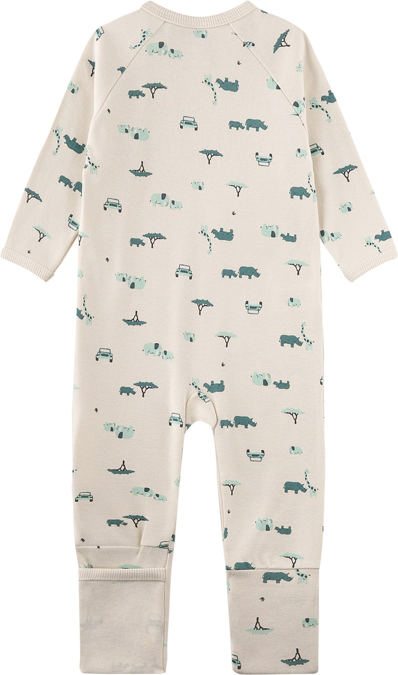 Sanetta Schlafoverall mit Klappfuß Safari