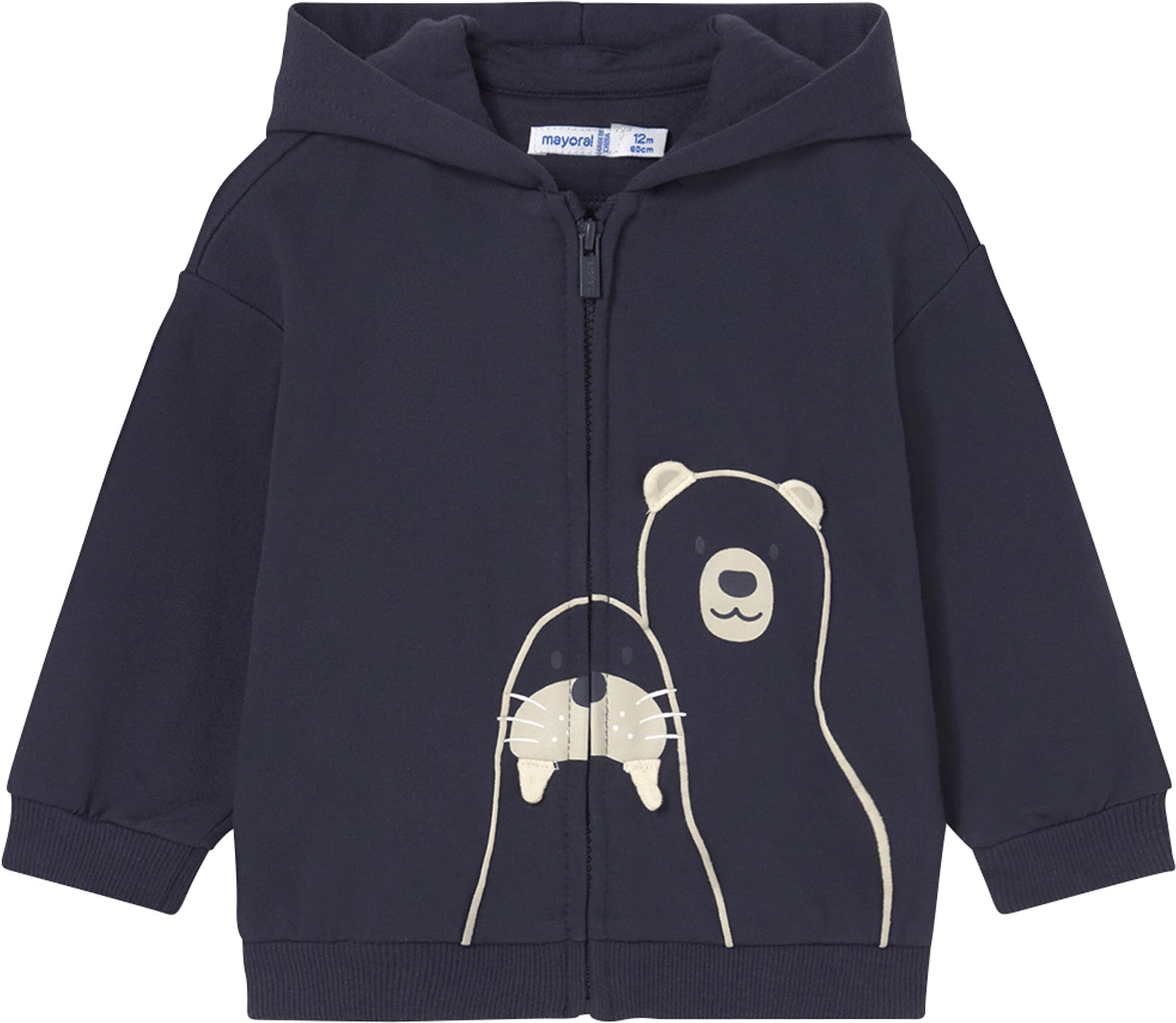 Mayoral Sweatjacke mit Kapuze Eisbär Walross