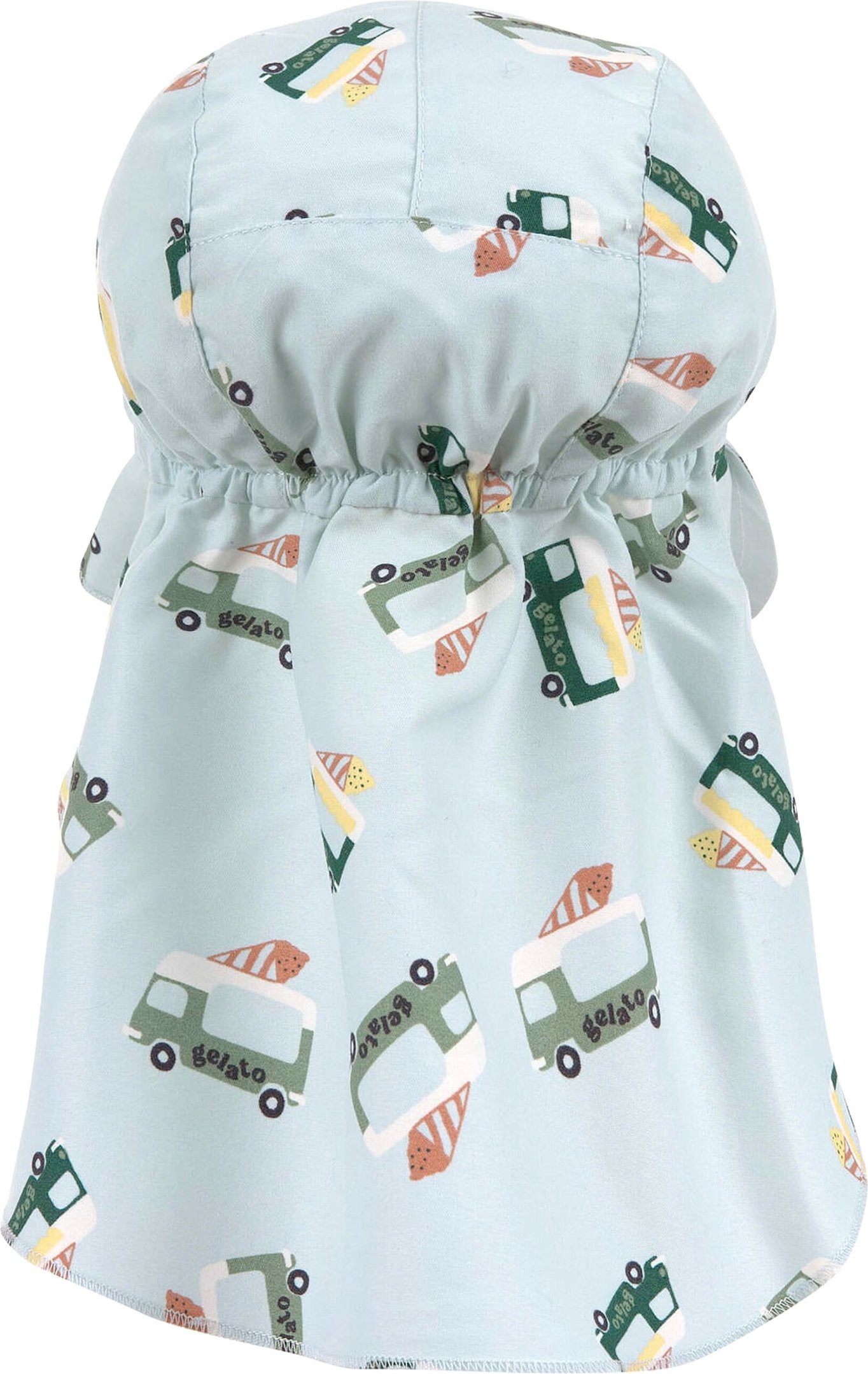 Lässig Schirmmütze mit Nacken- und UV-Schutz Eiswagen