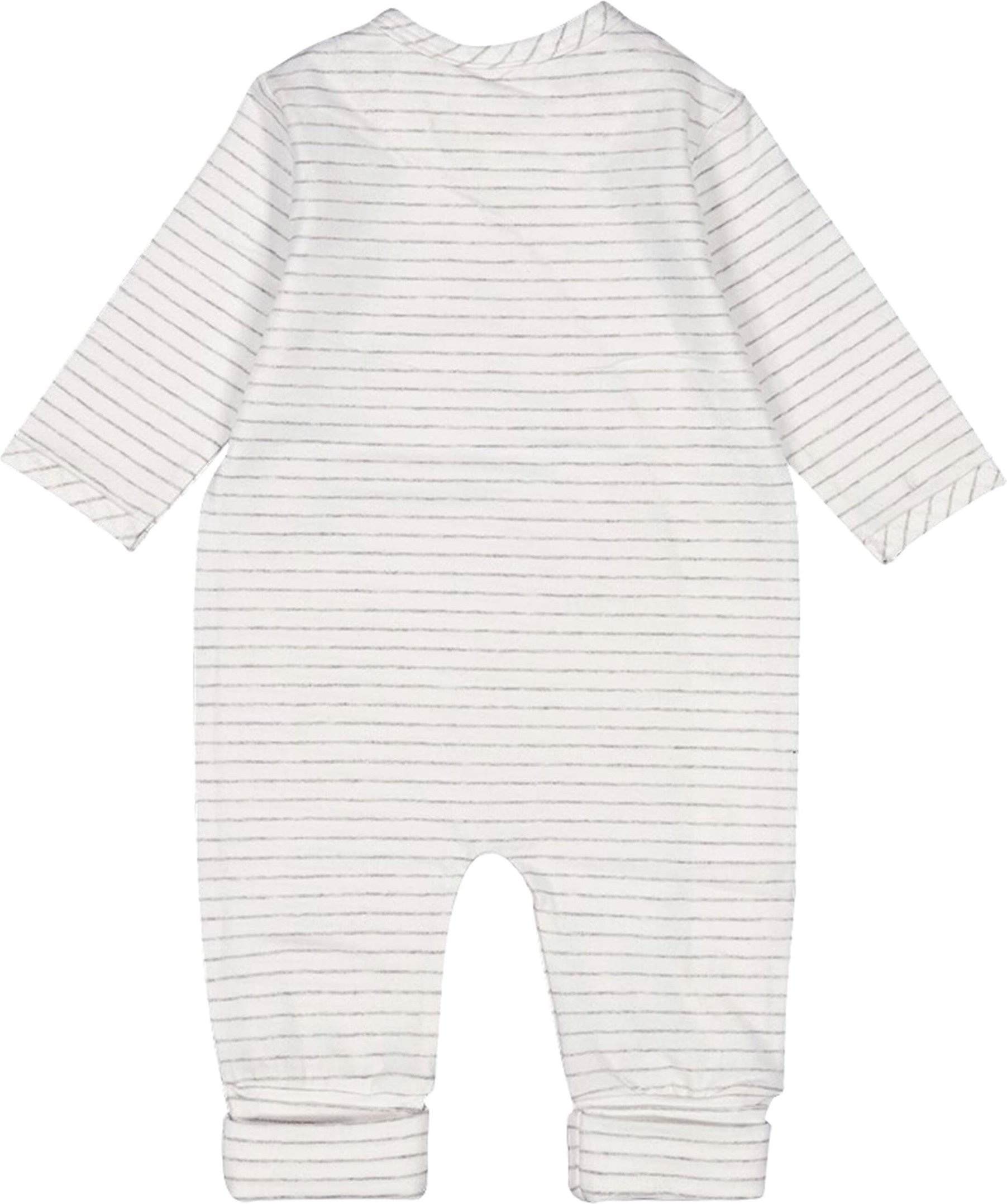 Feetje Overall mit Klappfuß Ringel Giraffe