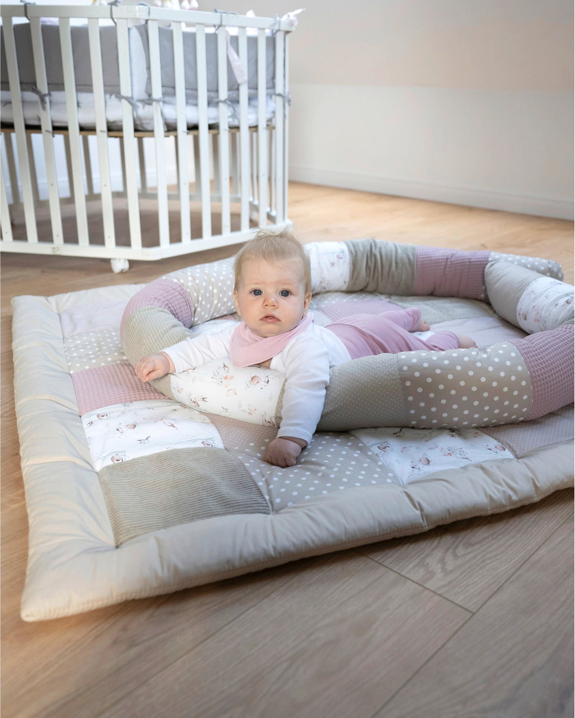 Ullenboom Nestchenschlange 300 cm Waffelpiqué/Cord