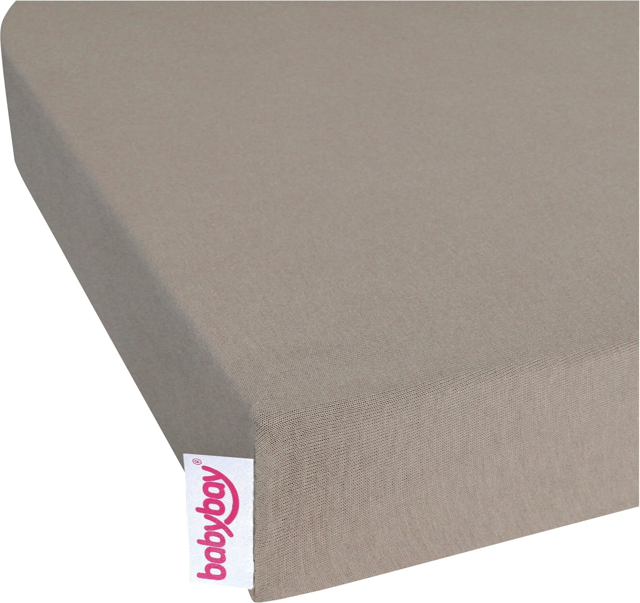 Babybay® Jersey-Spannbetttuch Deluxe für Beistellbett Maxi, Midi, Boxspring, Comfort und Comfort Plus