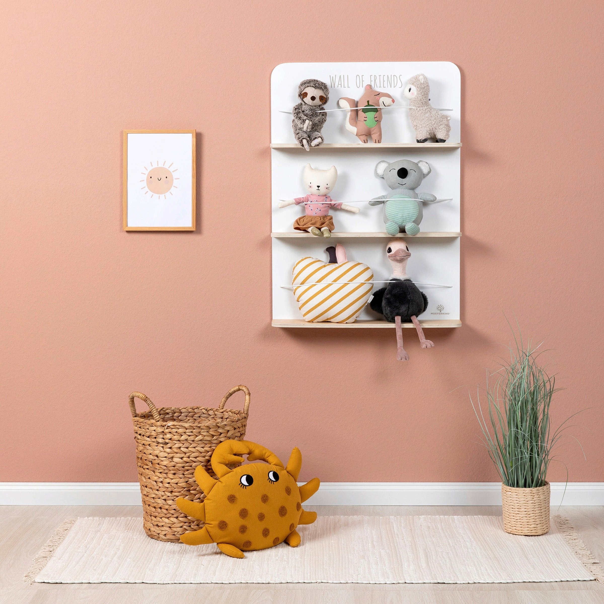 Thumbnail - Musterkind Plüschtier-Regal - Wall of Friends