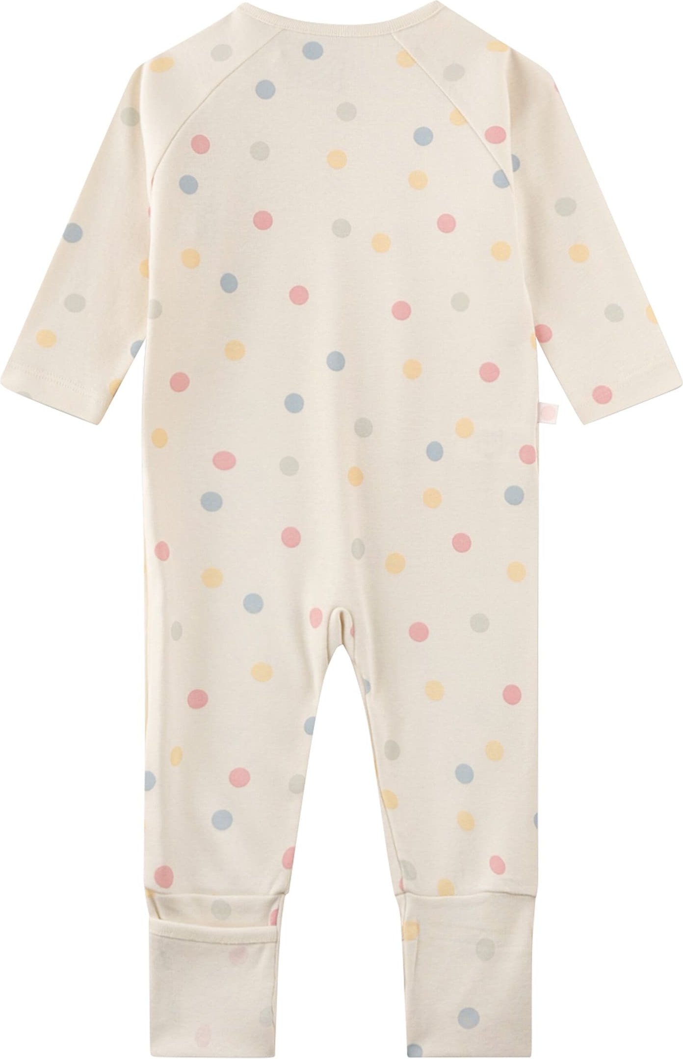 Sanetta Schlafoverall mit Klappfuß Punkte