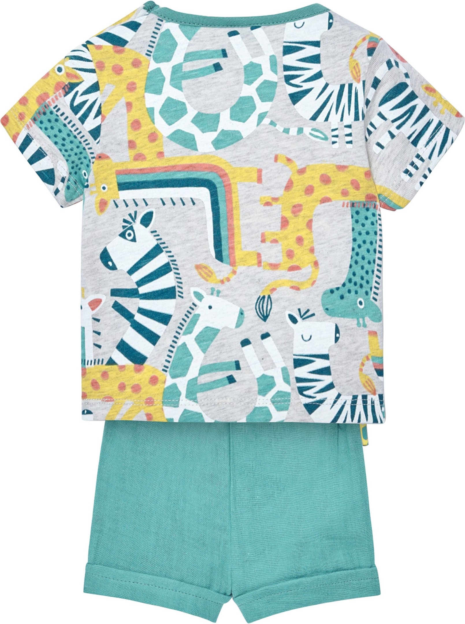 Boboli 2-tlg. Set T-Shirt und Shorts Tiere