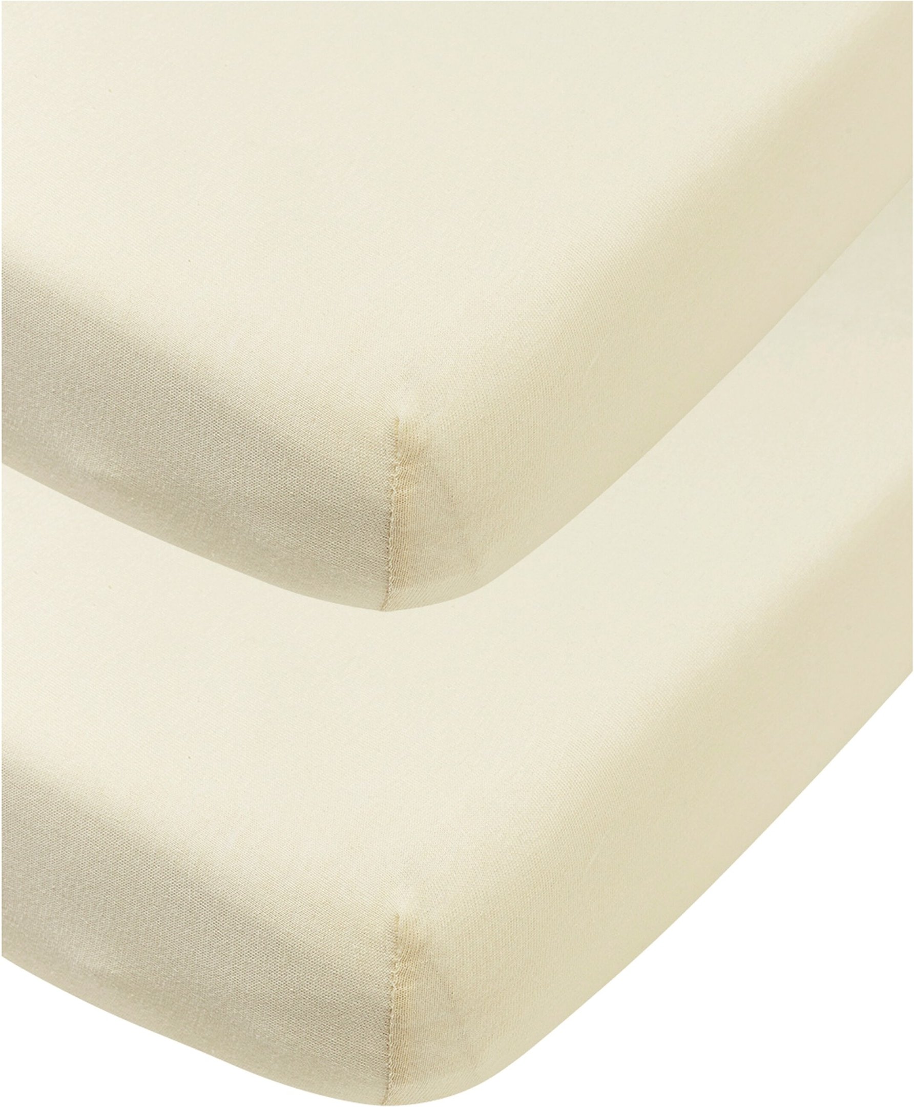 Meyco Baby 2er-Pack Jersey-Spannbetttücher 60x120 cm