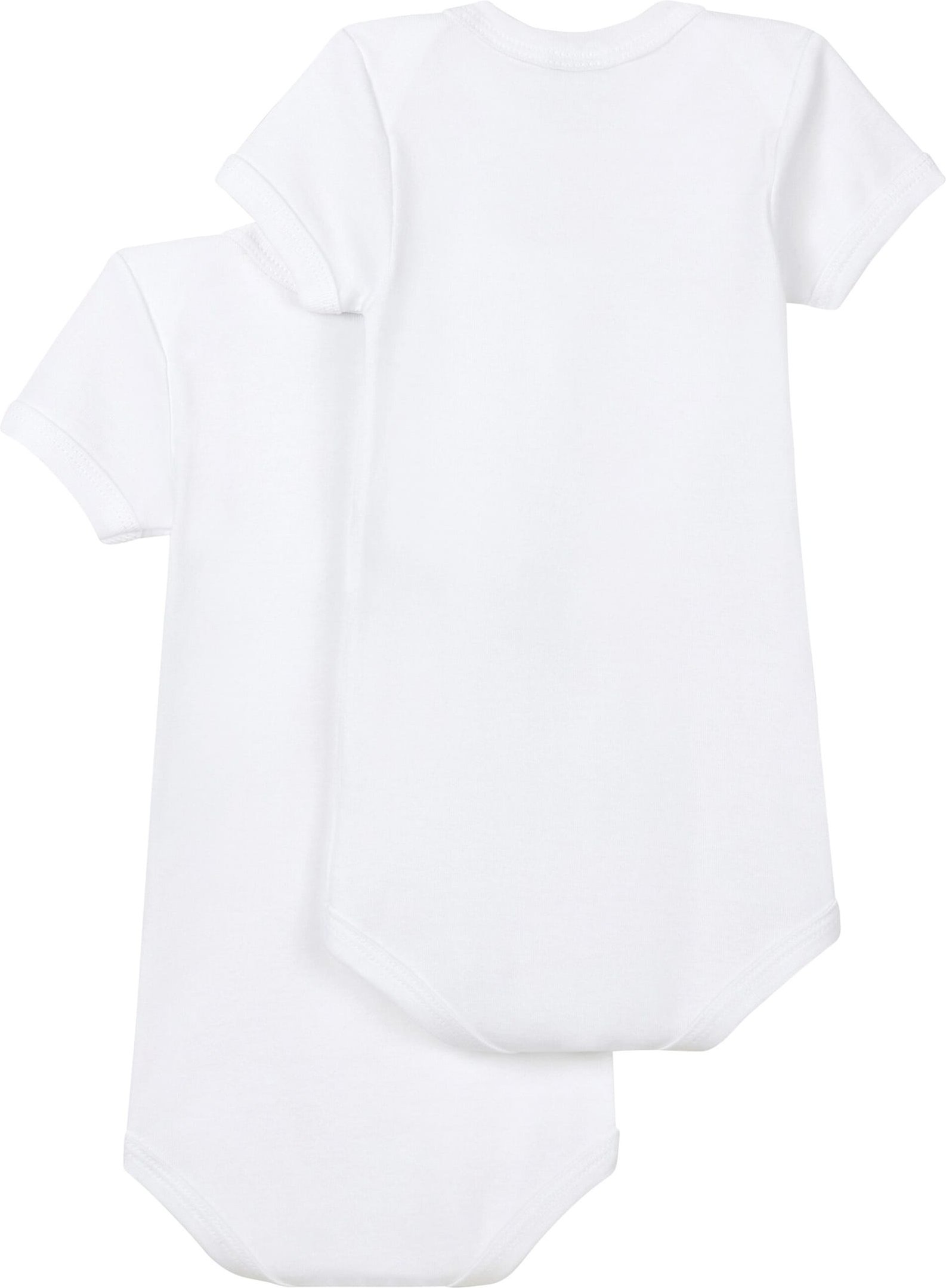 Petit Bateau 2er-Pack Bodys kurzarm Uni