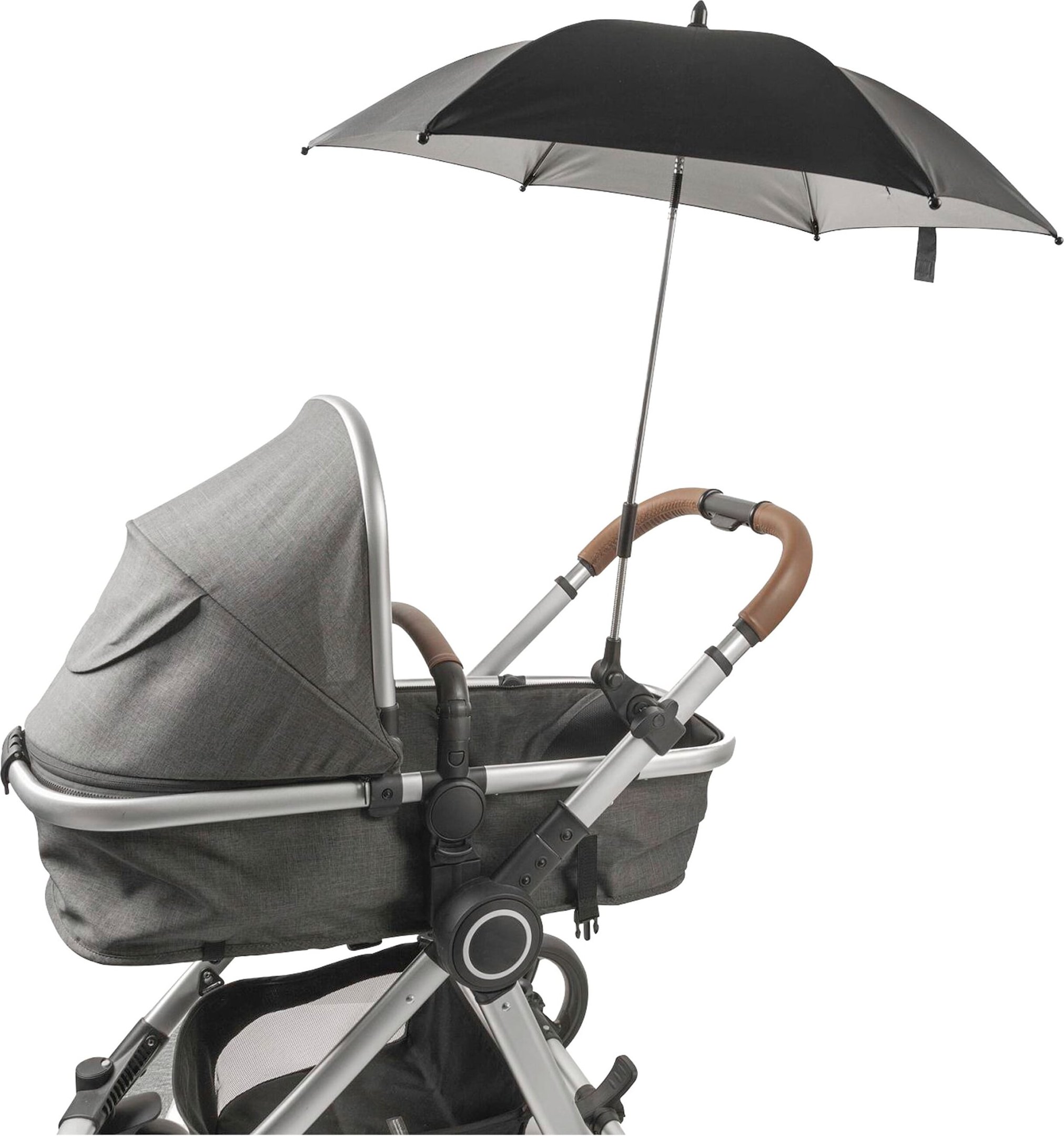 Babycab Universal Sonnenschirm für Kinderwagen schwarz