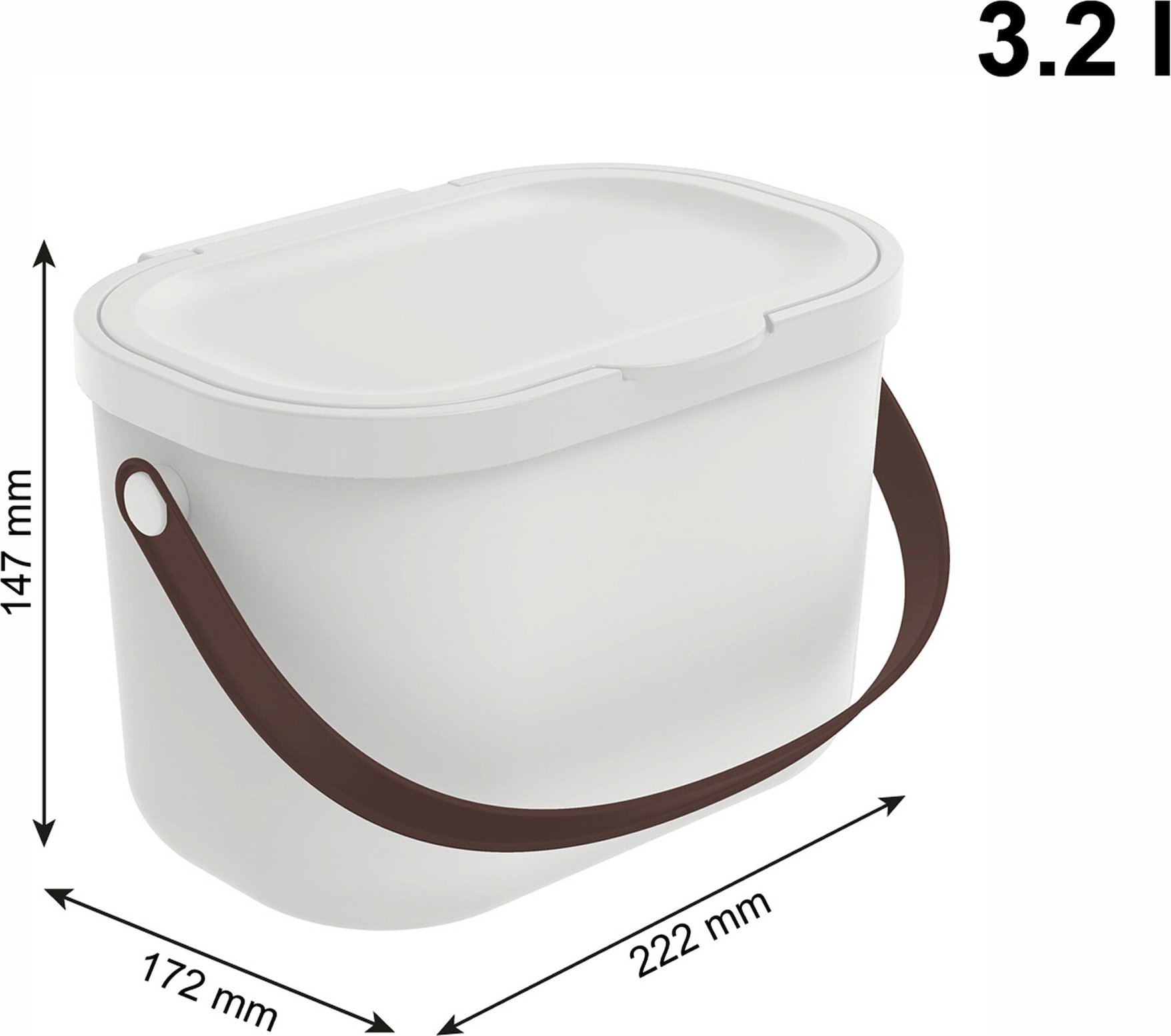 Rotho Babydesign Wickeltisch-Organizer YUMA 3,2 l