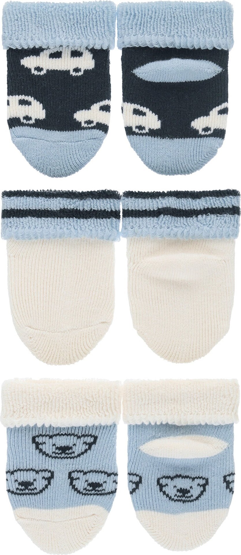 Sterntaler 3er-Pack Erstlingssocken Auto