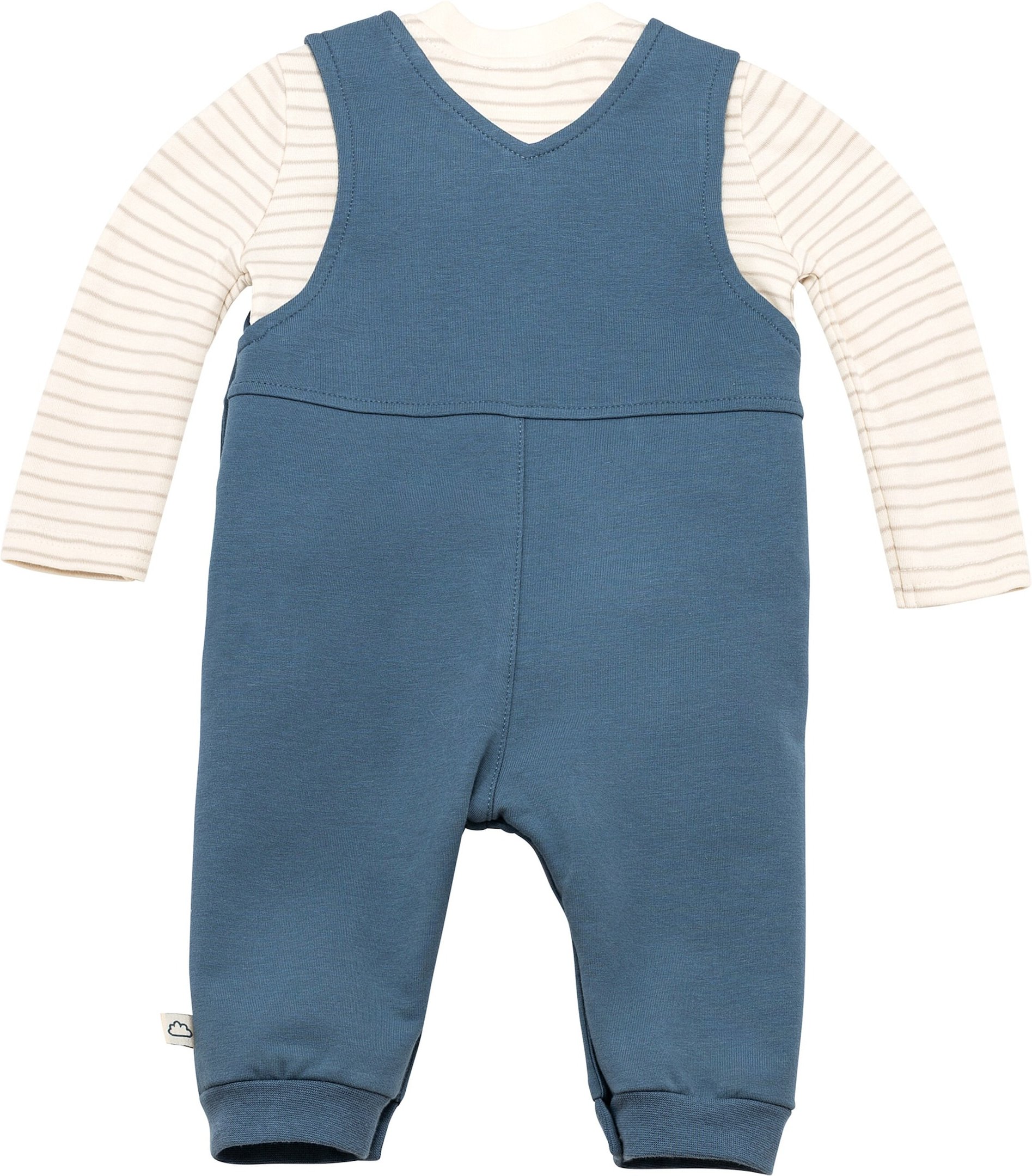 Bornino On The Road 2-tlg. Set Latzhose mit Shirt Ringel Bär