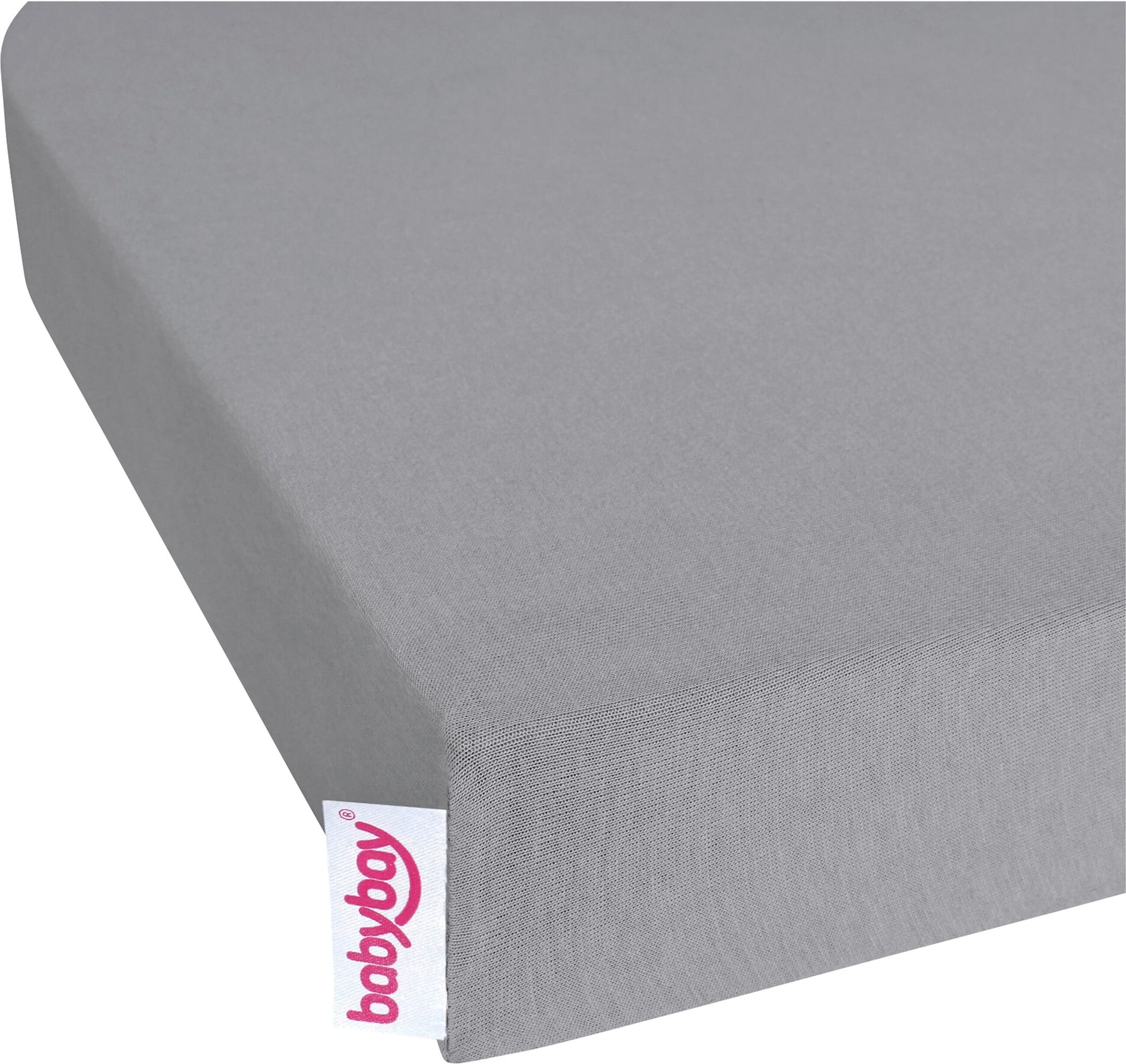 Babybay® 2er-Pack Jersey-Spannbetttücher Deluxe für Beistellbett Original
