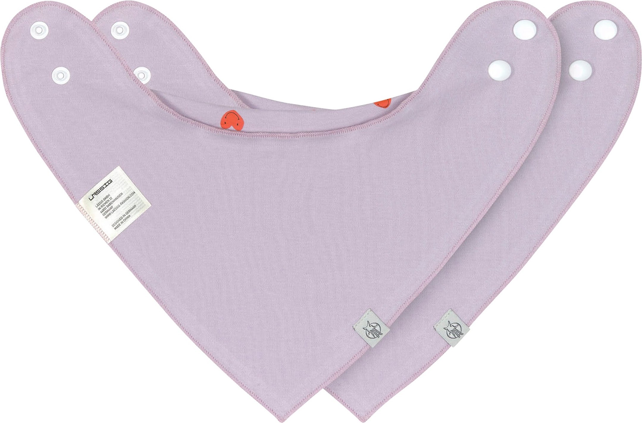 Lässig 2er-Pack Dreieckstücher Happy Kirschen