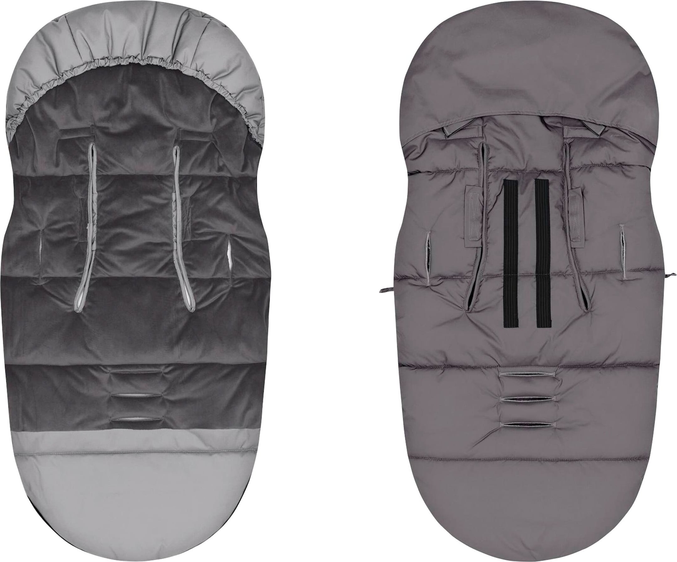 Babycab Winterfußsack Vanna Aurora für Kinderwagen, Buggy grau