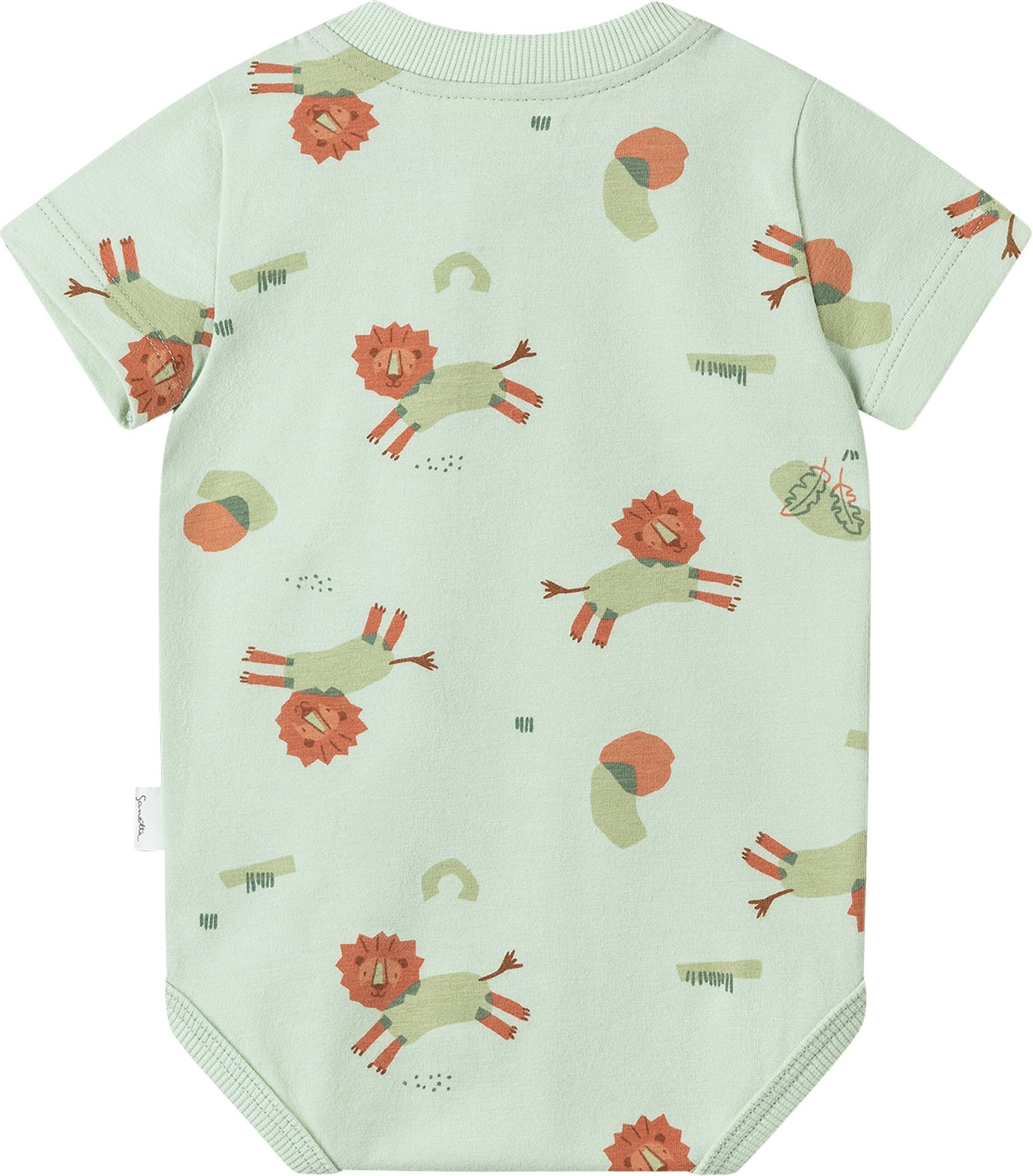 Sanetta Pure Pure Body kurzarm Löwen