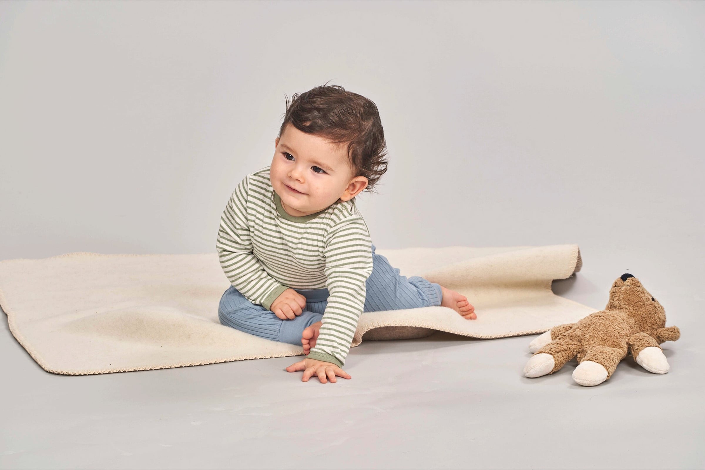 Sense Organics Body langarm Ringel Rippqualität