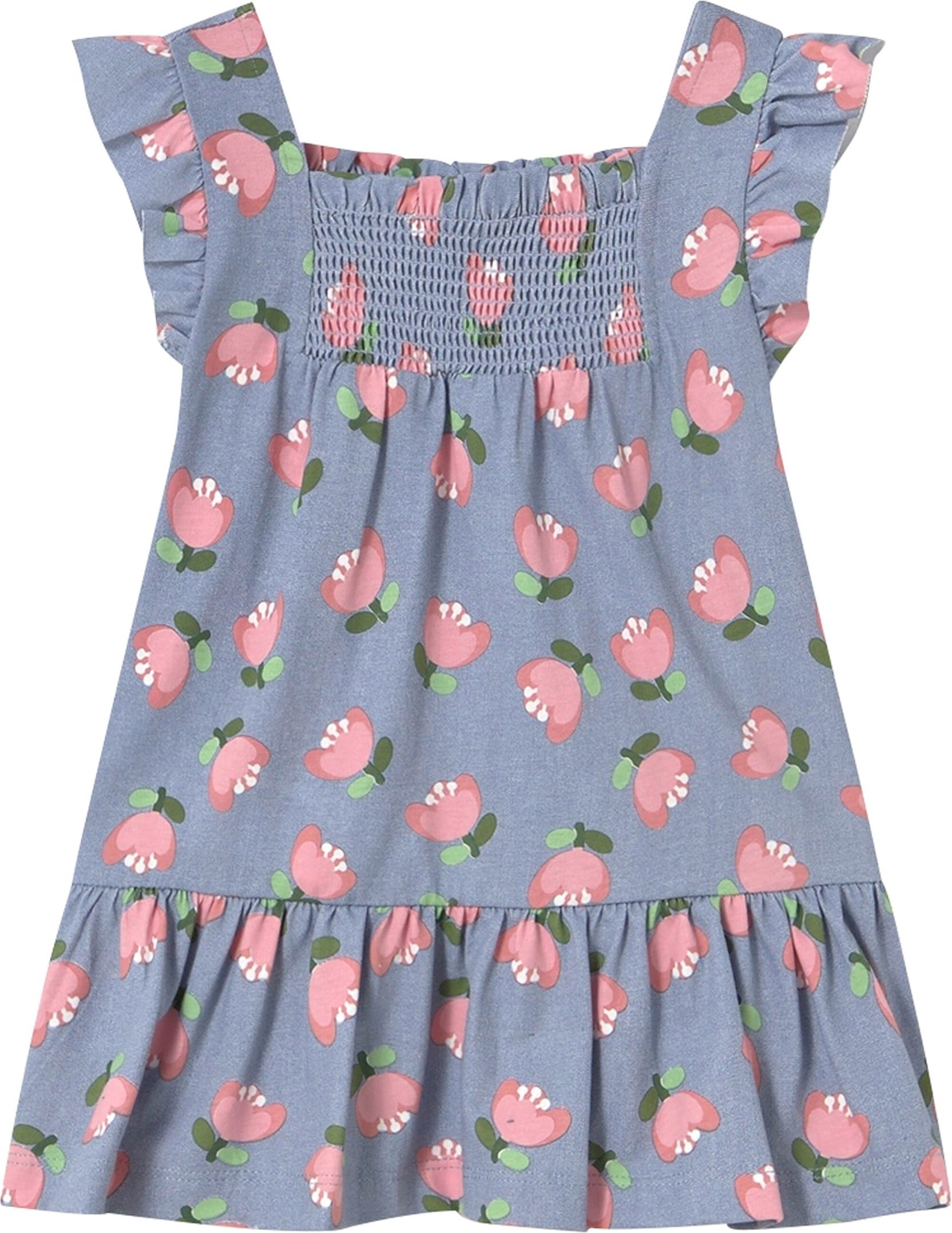 Mayoral Kleid Flügelarm Blumen