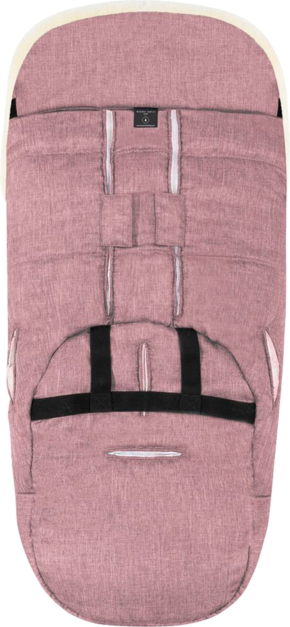 Werner Christ Baby Lammfell-Fußsack Flims rosa