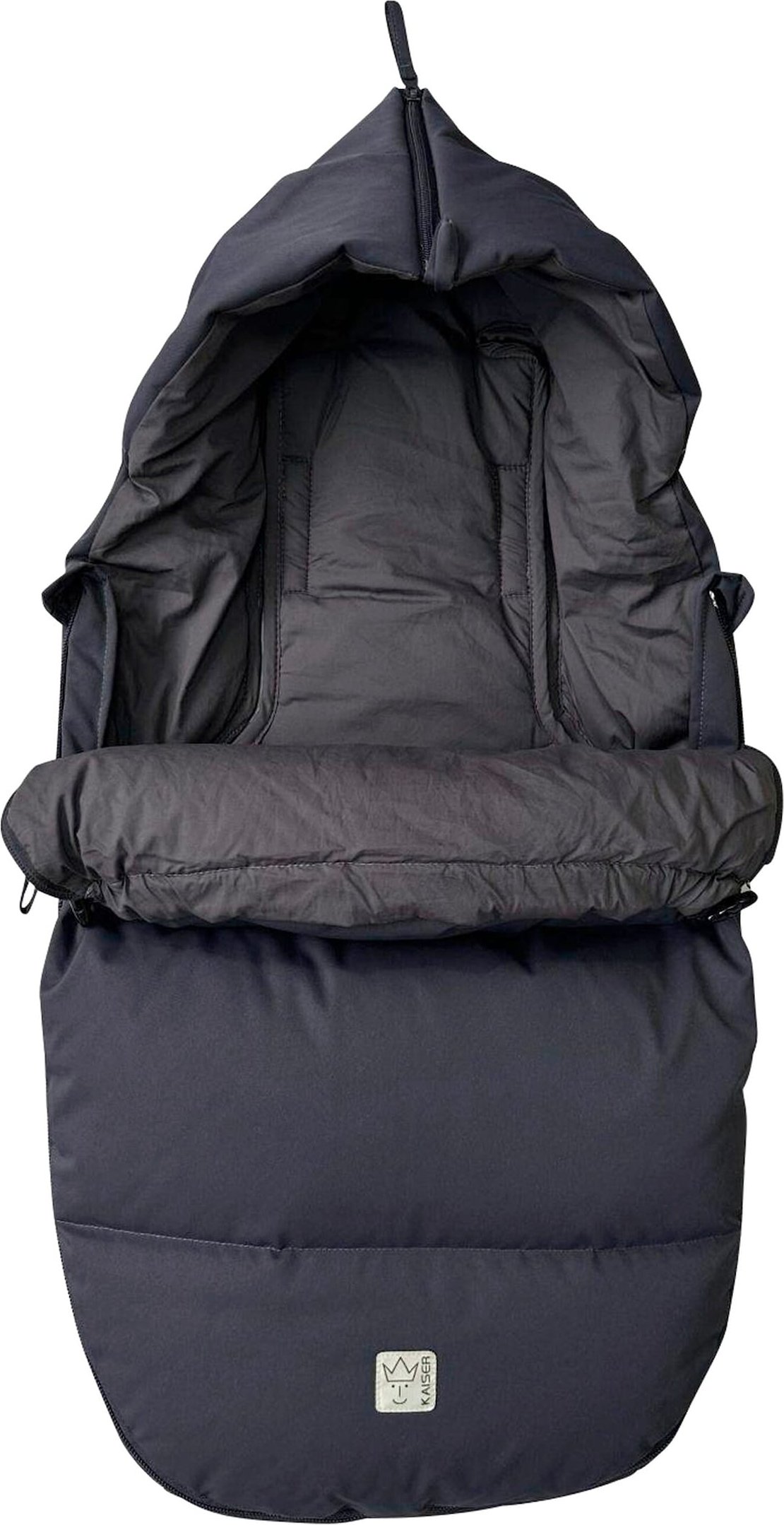 Kaiser Fußsack LITTLE DOWWNY grau