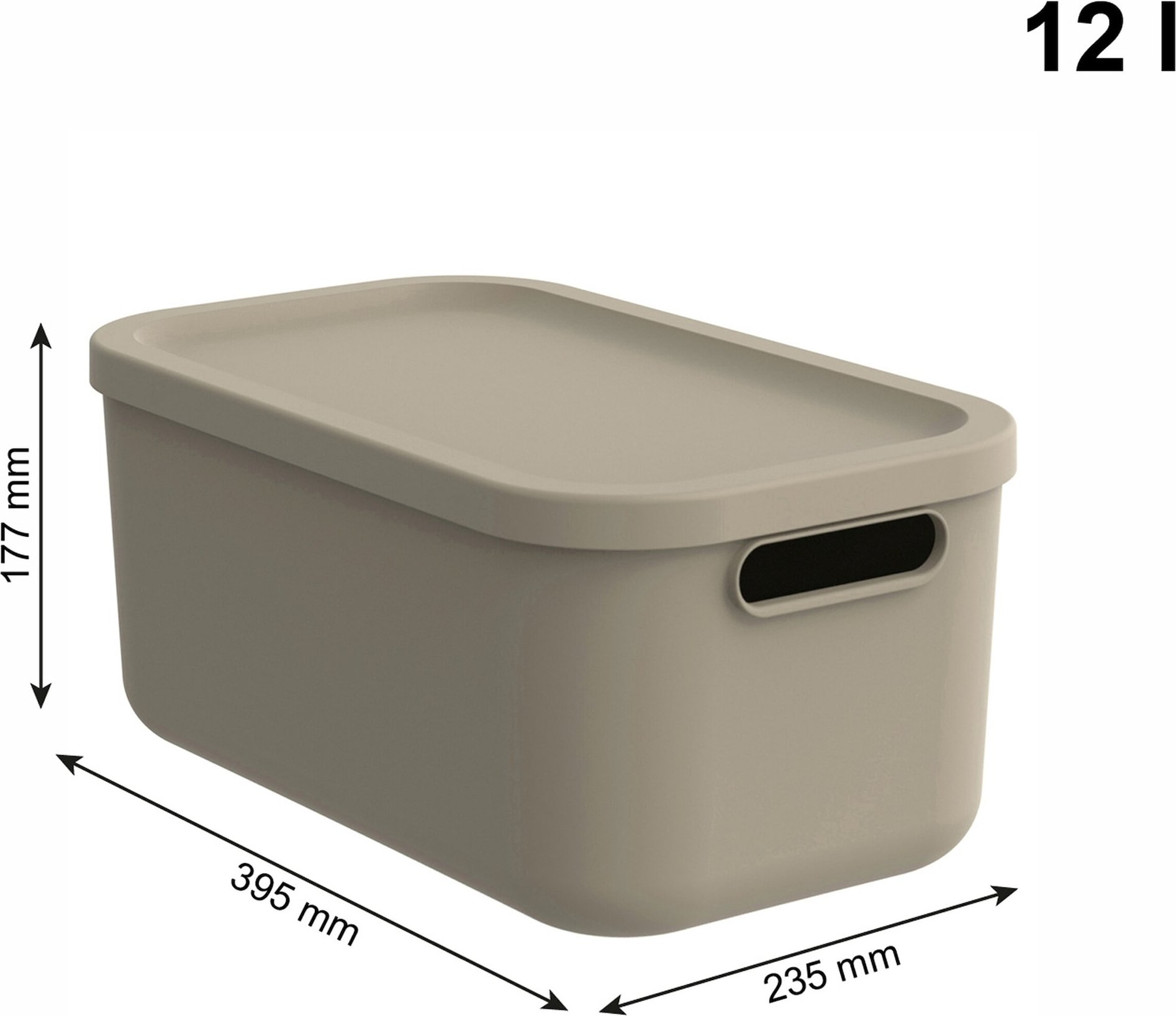 Rotho Babydesign Aufbewahrungsbox KAYO stapelbar 12 l