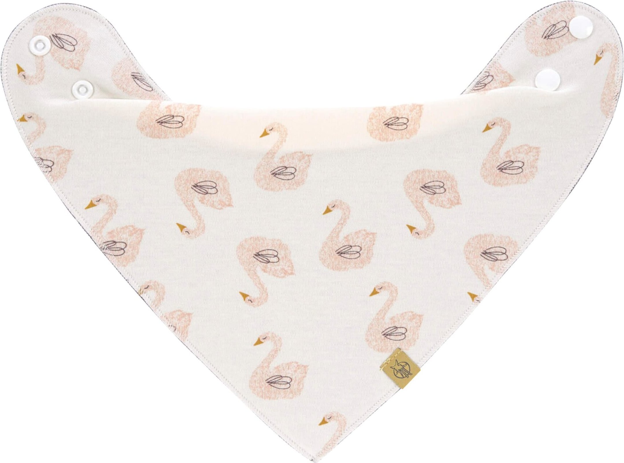 Lässig Dreieckstuch Schwäne Punkte