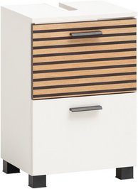 SCHILDMEYER Waschbeckenunterschrank »Katta «, BxH: 40,2 x 60,8 cm, mattweiß - weiss