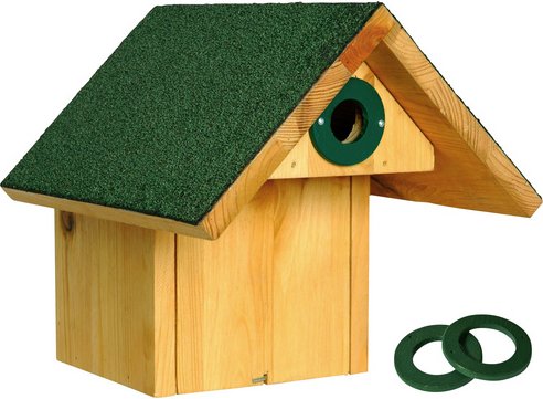 Thumbnail - DOBAR Nistkasten Räuberschutz mit 3 Lochgrößen - braun