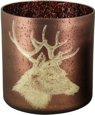 Flowerbox Teelichthalter - schwarz