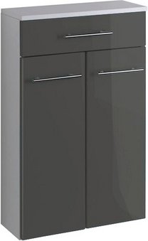 HELD MÖBEL Unterschrank »Parma«, BxHxT: 50 x 79 x 20 cm - grau