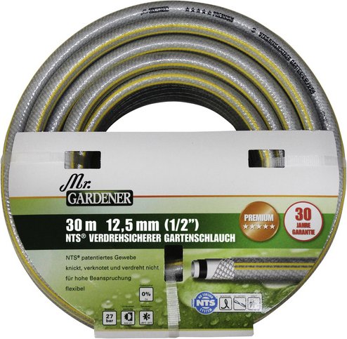 Mr. GARDENER NTS-Gewebeschlauch »Premium«, Länge: 30 m - silberfarben